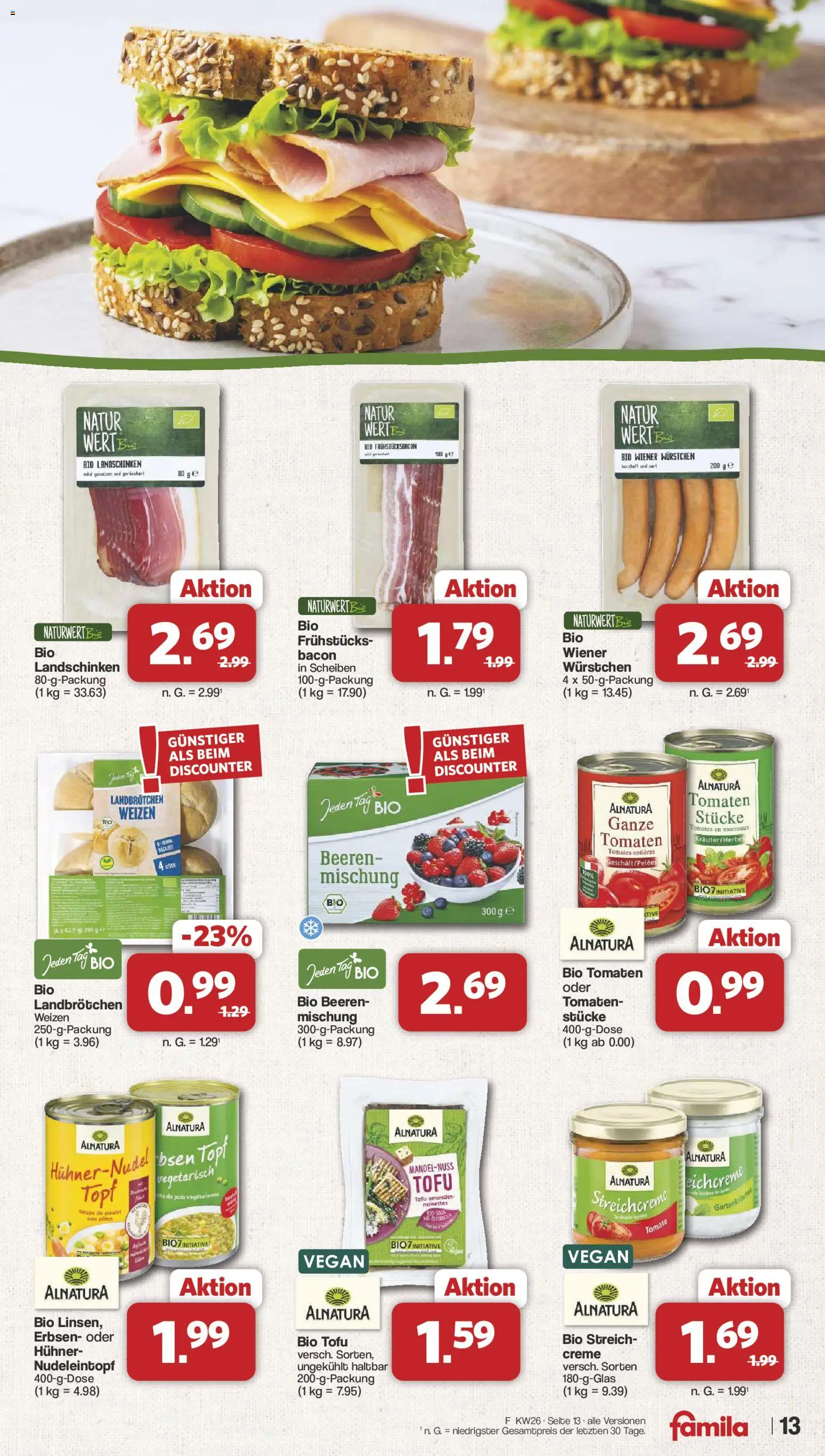Famila Nordwest Prospekt – gültig ab 22.06.2026 | Seite: 13