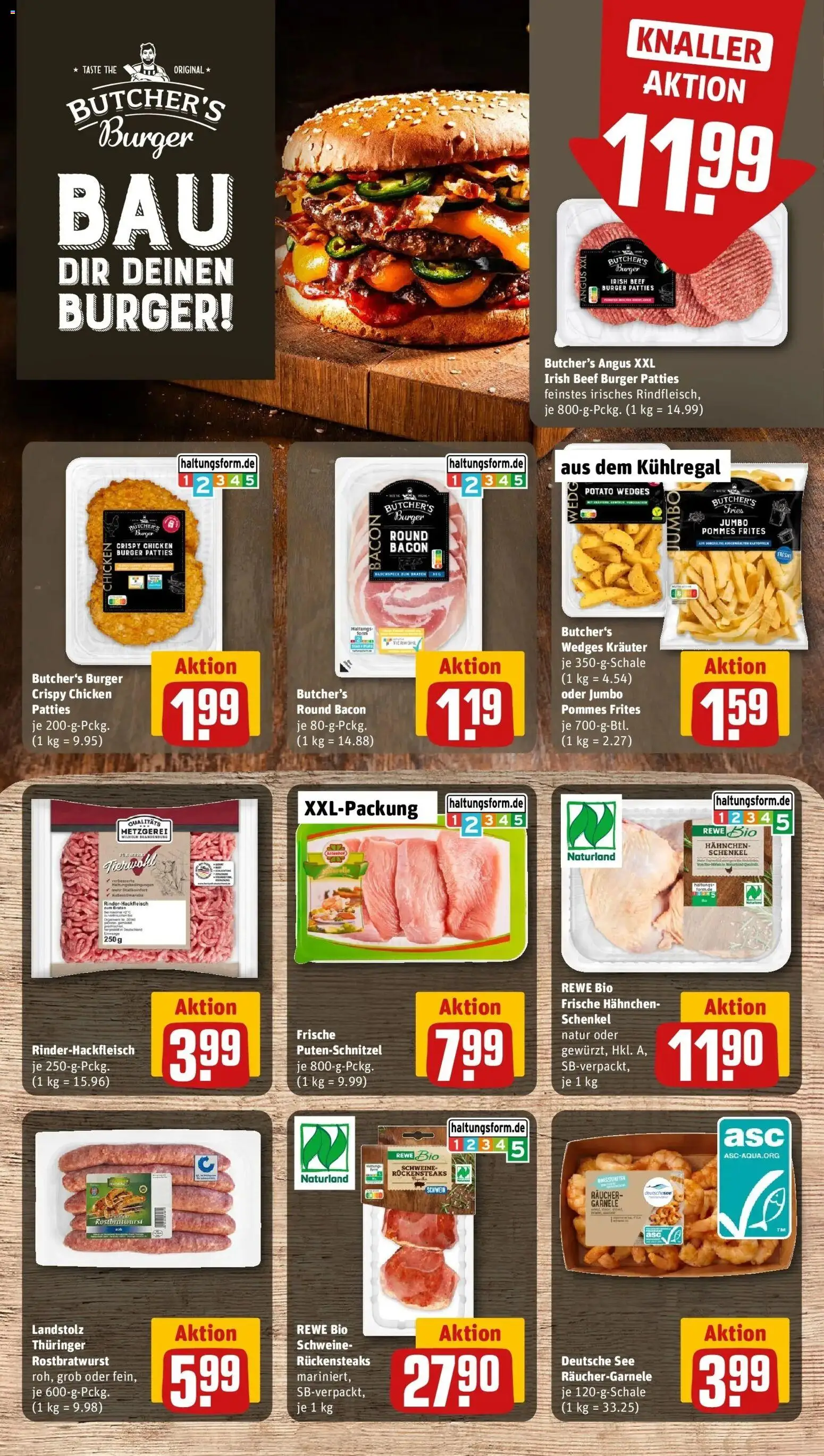 Rewe Prospekt Jena / Winzerla	 – gültig ab 10.05.2026 | Seite: 10 | Produkte: Hahnchen, Pommes, Burger, Pommes frites