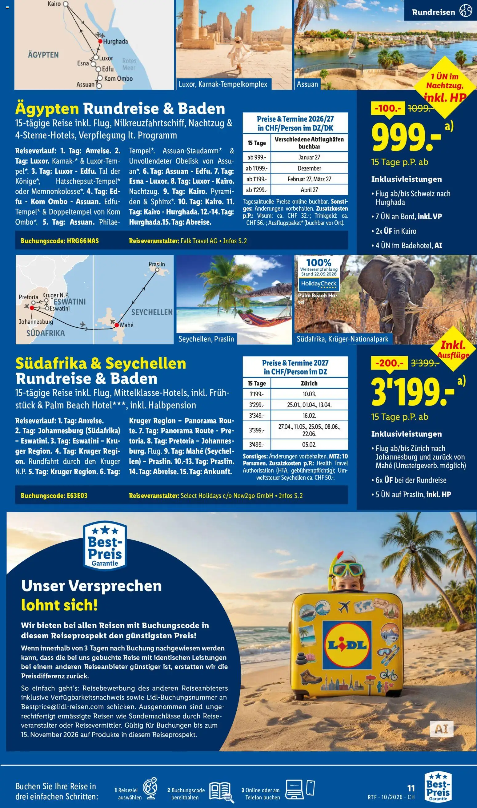 Lidl aktionen Oktober/November Reise-Highlights – gültig ab 14.10.2026 | Seite: 11