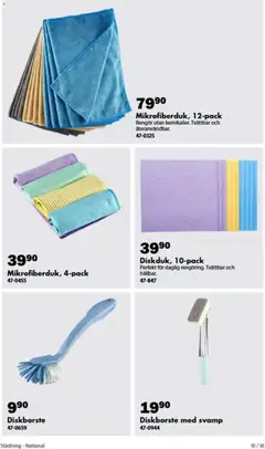 Biltema erbjudanden städning - Förhandsvisning av reklamblad från butik Biltema aktuell från 20/08/2026 | Sida: 10