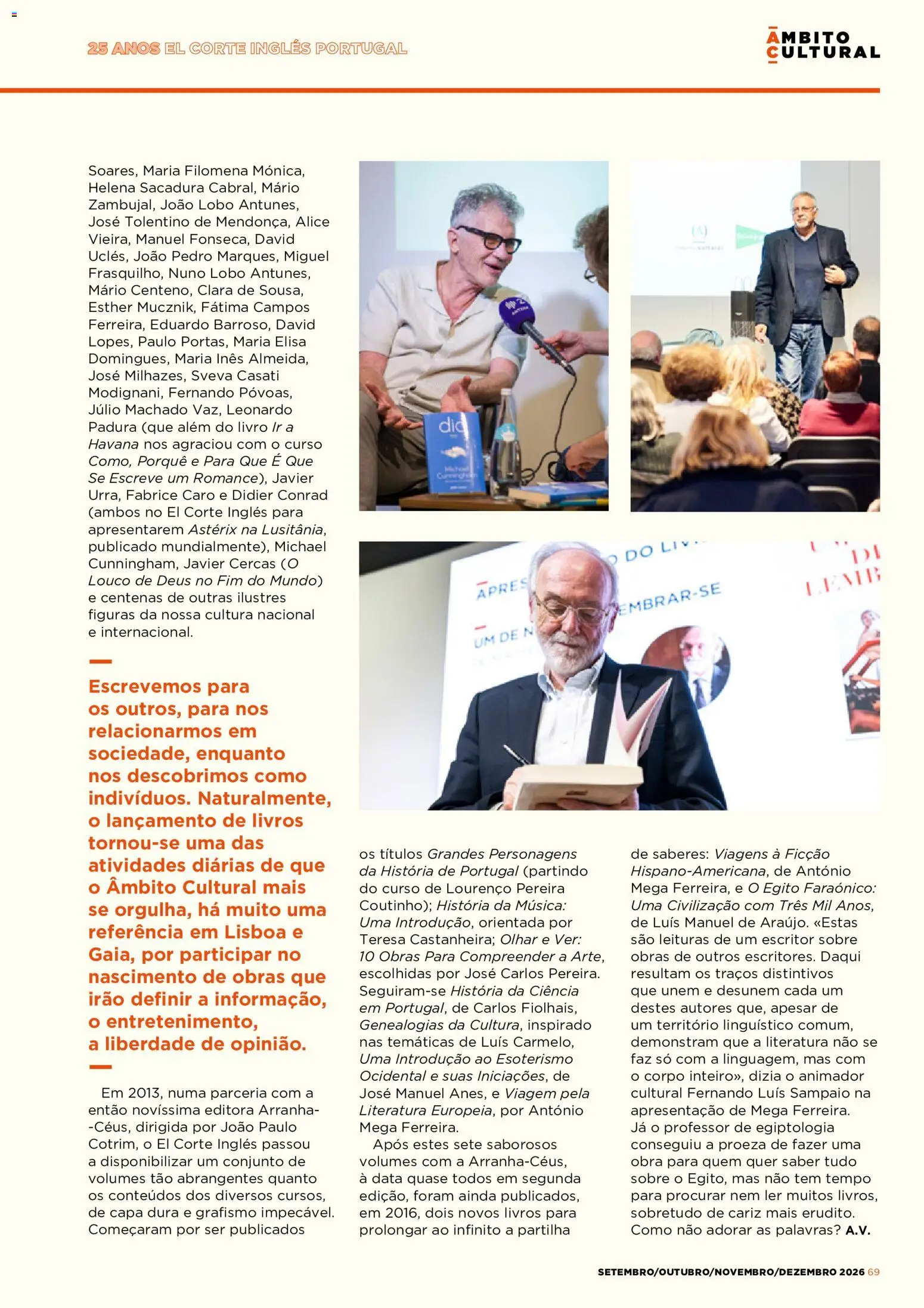 El Corte Ingles Magazine │ válido de 01/09/2026 | Página: 71 | Produtos: Havana, Caro, Livros