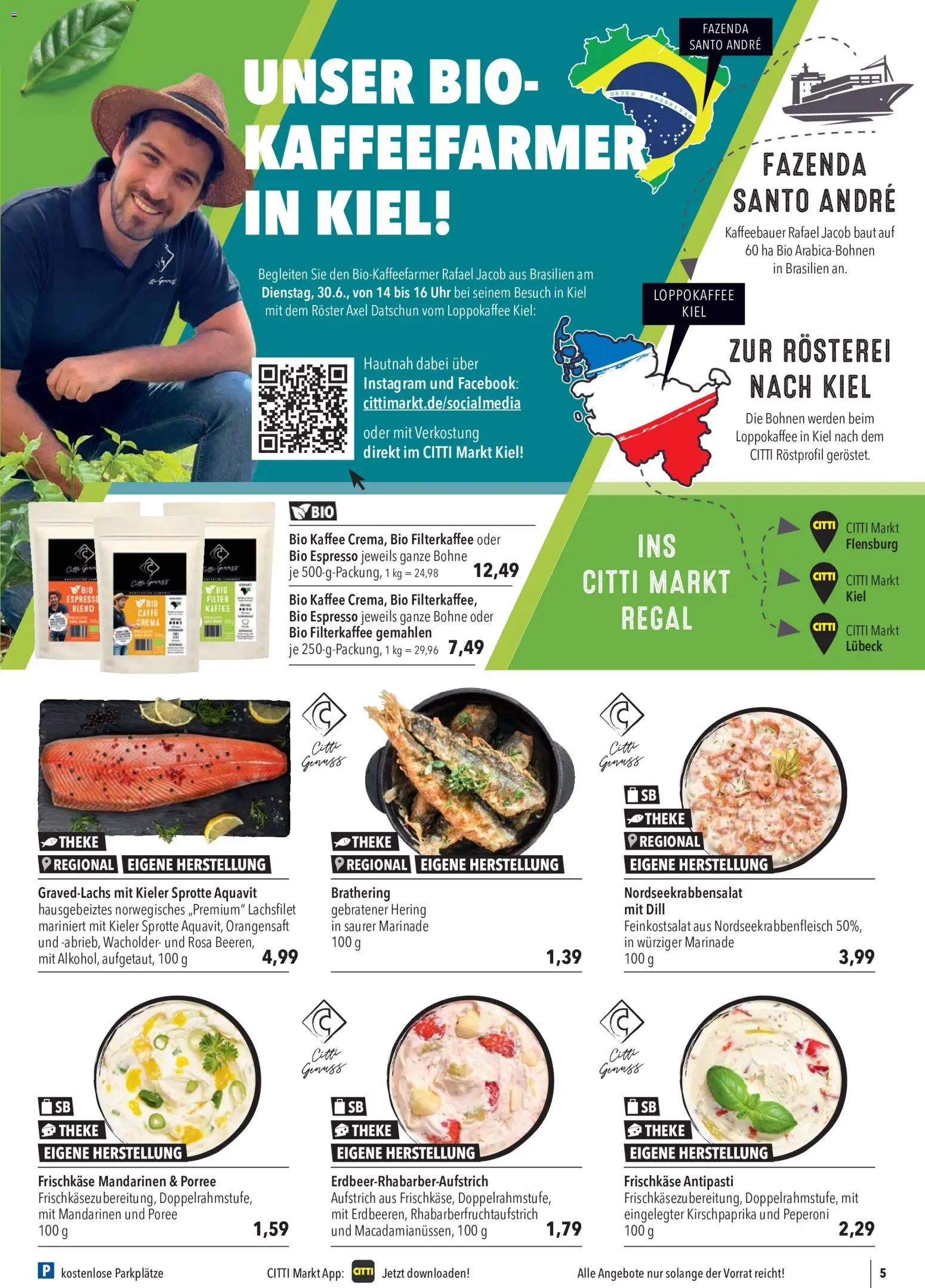CITTI Markt Prospekt – gültig ab 24.06.2026 | Seite: 5 | Produkte: Theke, Regal, Dill, Frischkase