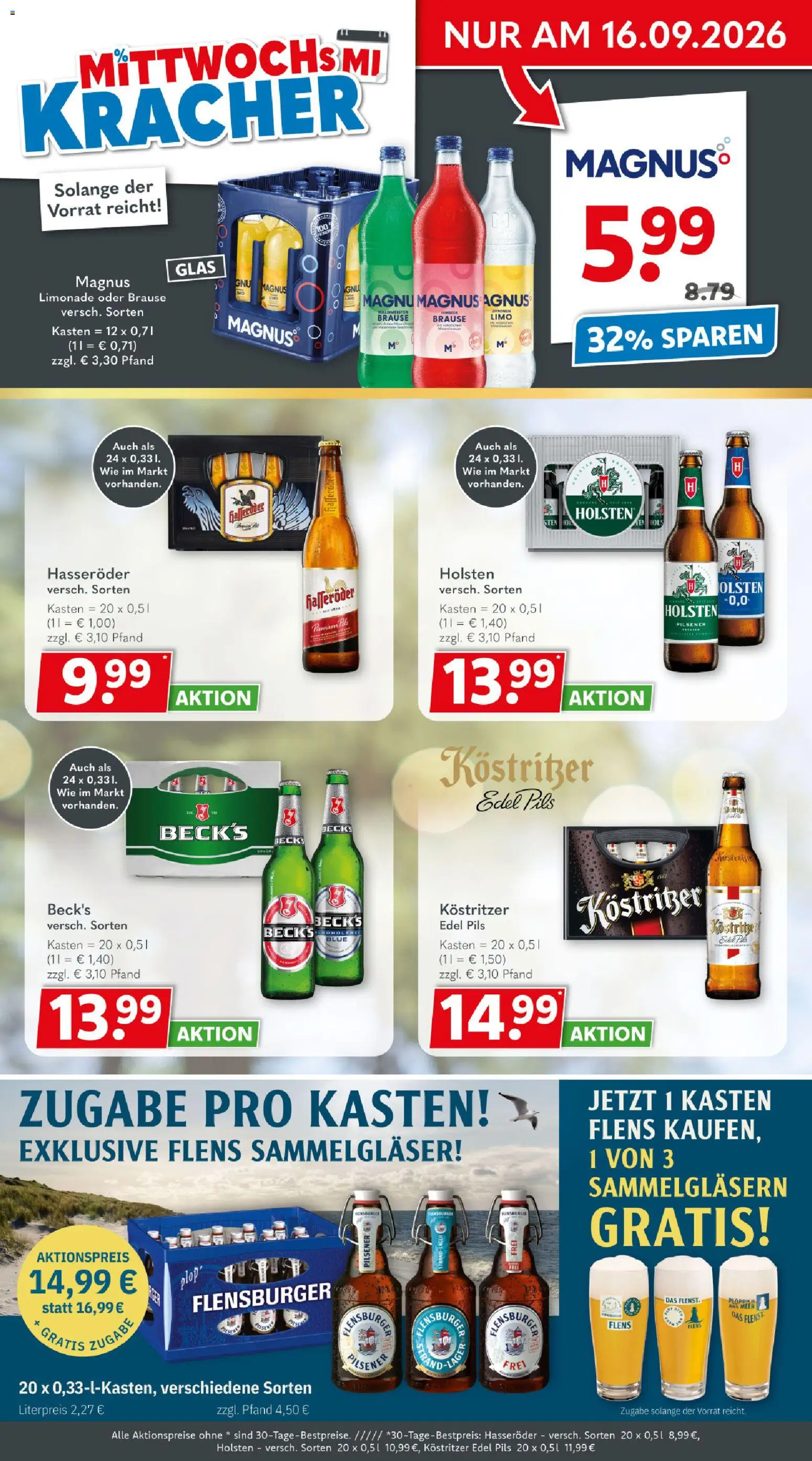Getränkeland Prospekt Berlin - Brandenburg – gültig ab 14.09.2026 | Seite: 2 | Produkte: Kostritzer, Pils, Limonade, Holsten