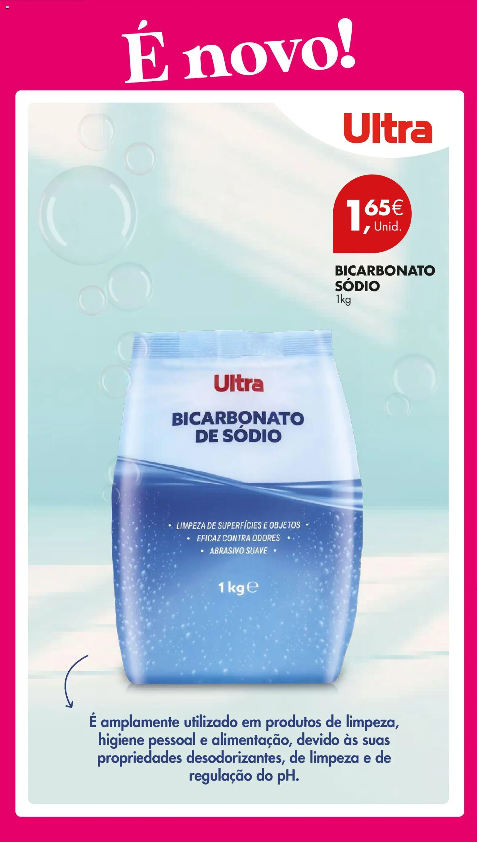 Pingo Doce folheto Poupe Este Fim de Semana │ válido de 29/10/2026 | Página: 47 | Produtos: Bicarbonato de sódio, Bicarbonato