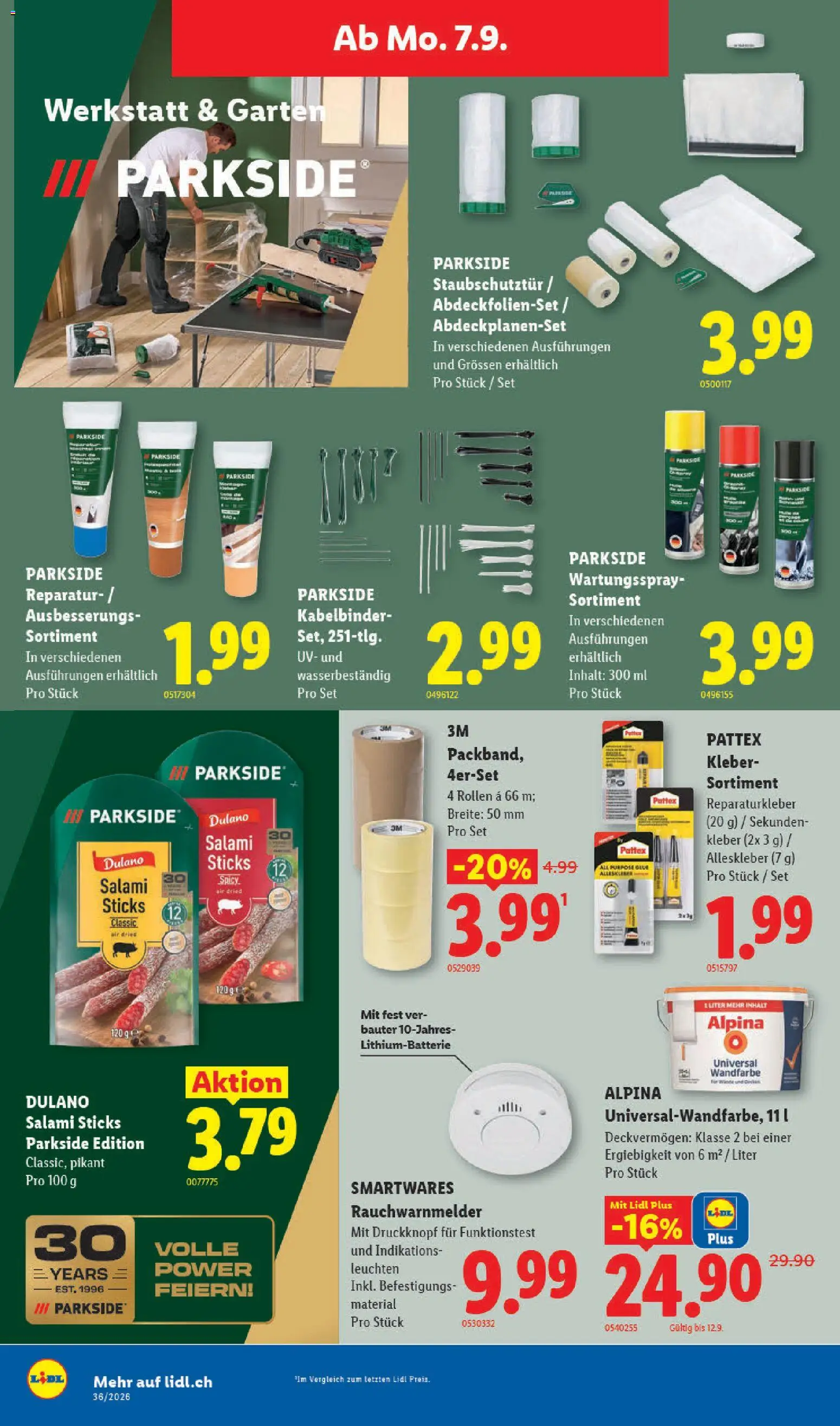 Lidl aktionen – gültig ab 03.09.2026 | Seite: 36 | Produkte: Salami