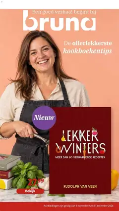 Bruna folder - Kookboeken - Voorbeeld van een folder van Bruna, geldig van 02-11-2026