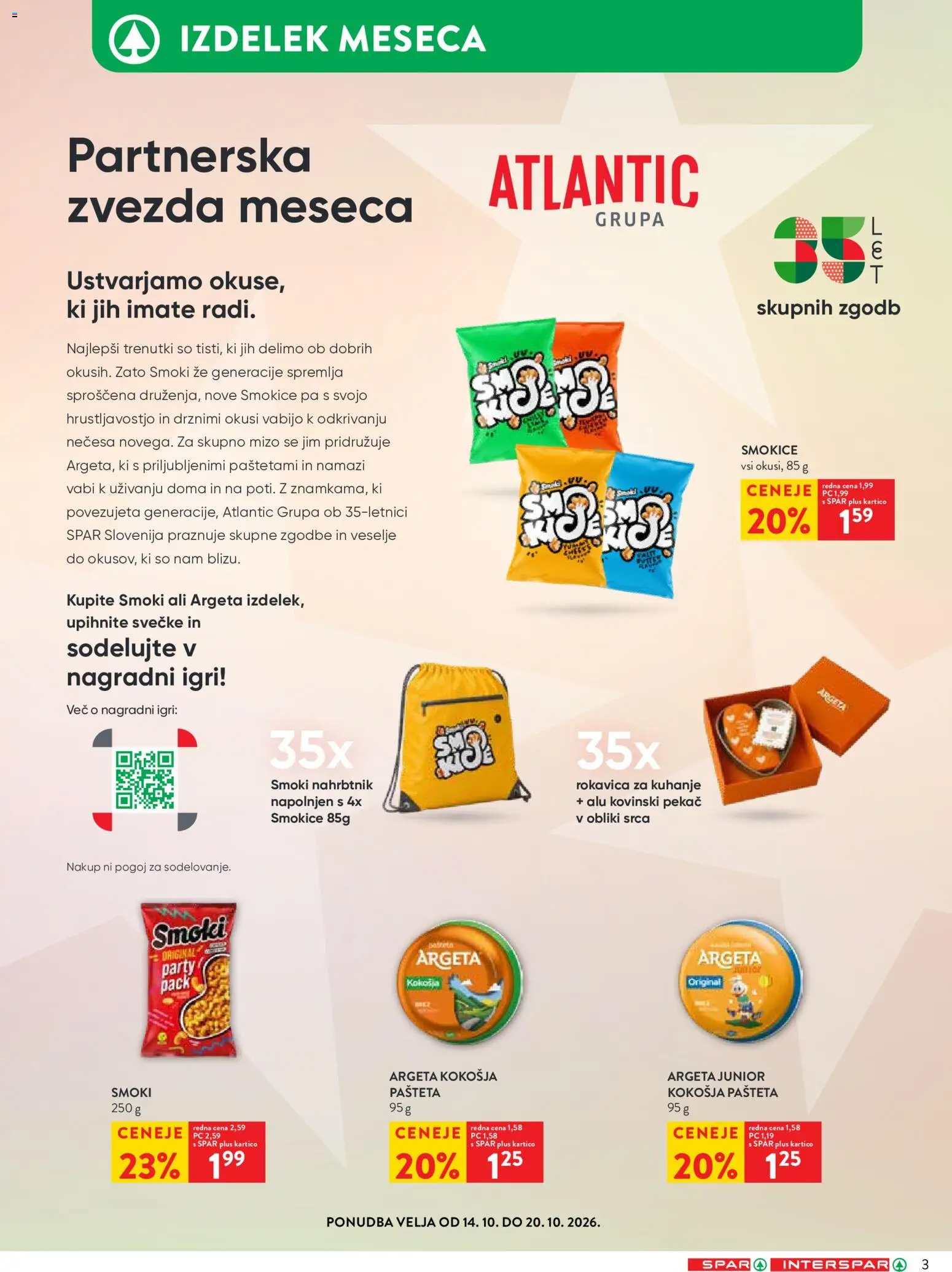 Novi Spar katalog ponudbe – veljaven od 14.10.2026 | Stran: 3