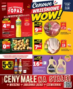 Pogląd oferty "Topaz gazetka - Ceny małe na stałe" - ważna od 17.09.2026