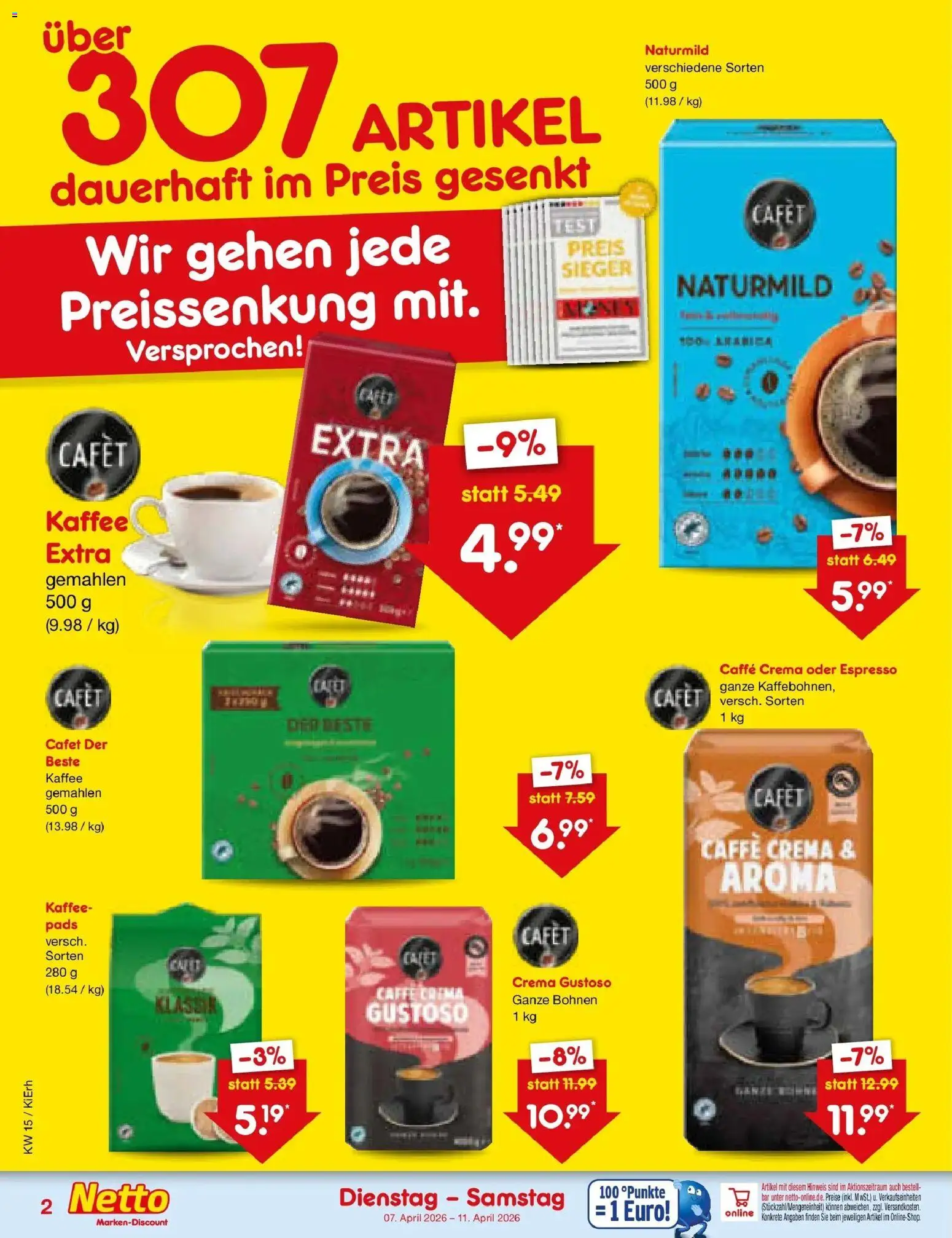 Netto Marken-Discount Prospekt München	 – gültig ab 07.04.2026 | Seite: 28 | Produkte: Kaffee