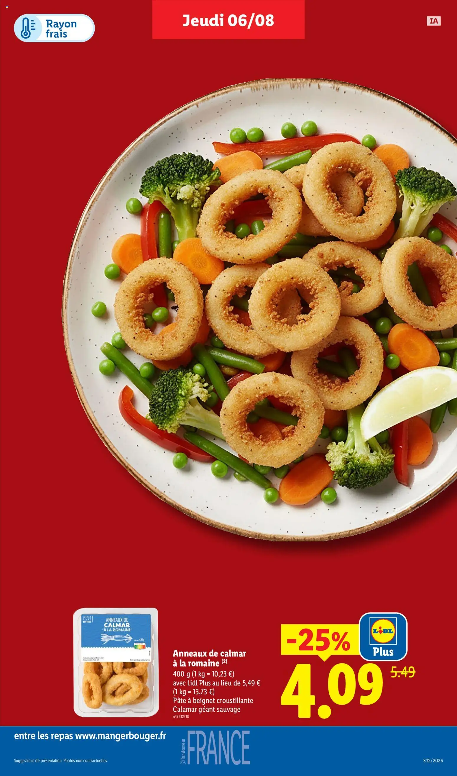 {H1} | Page: 11 | Produits: Anneaux de calmar a la romaine, Beignet, Pâte