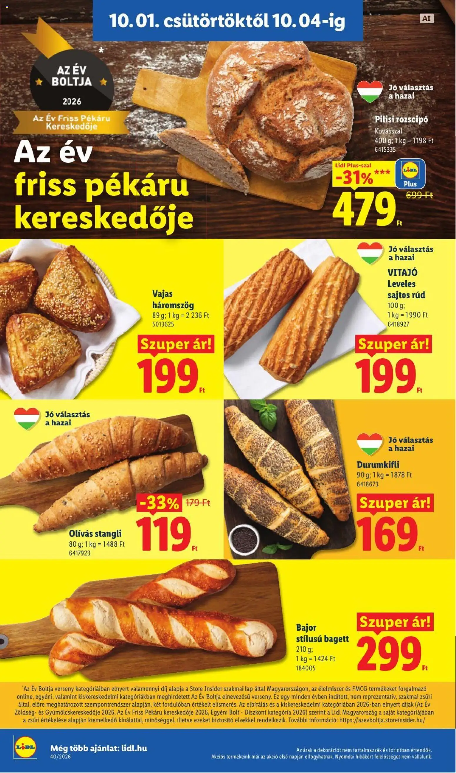 Lidl akciós ujság - amely érvényes a következő dátumtól: 2026.10.01. | Oldal: 2