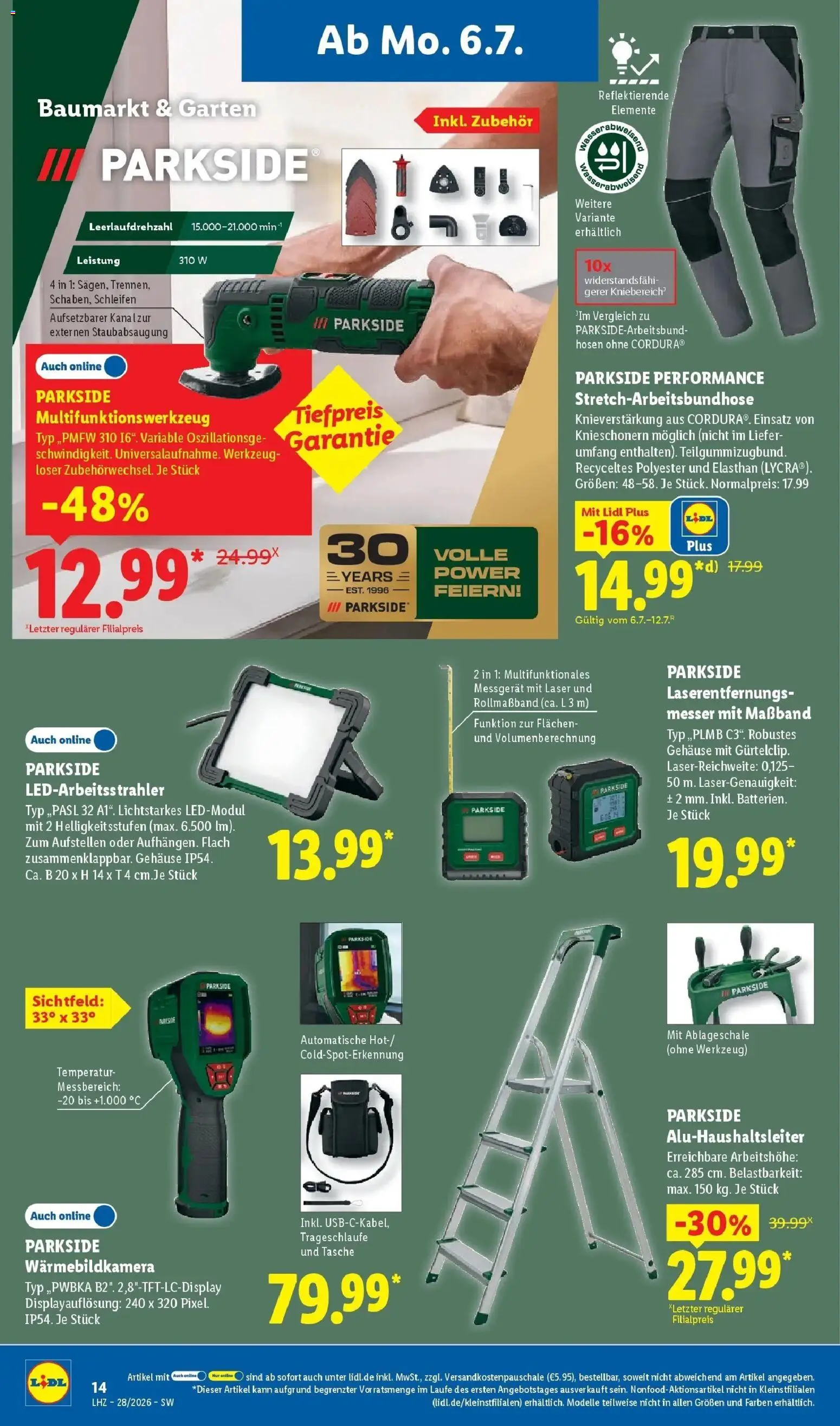 Lidl Prospekt Villingen-schwenningen – gültig ab 06.07.2026 | Seite: 28 | Produkte: Tasche, Wasser