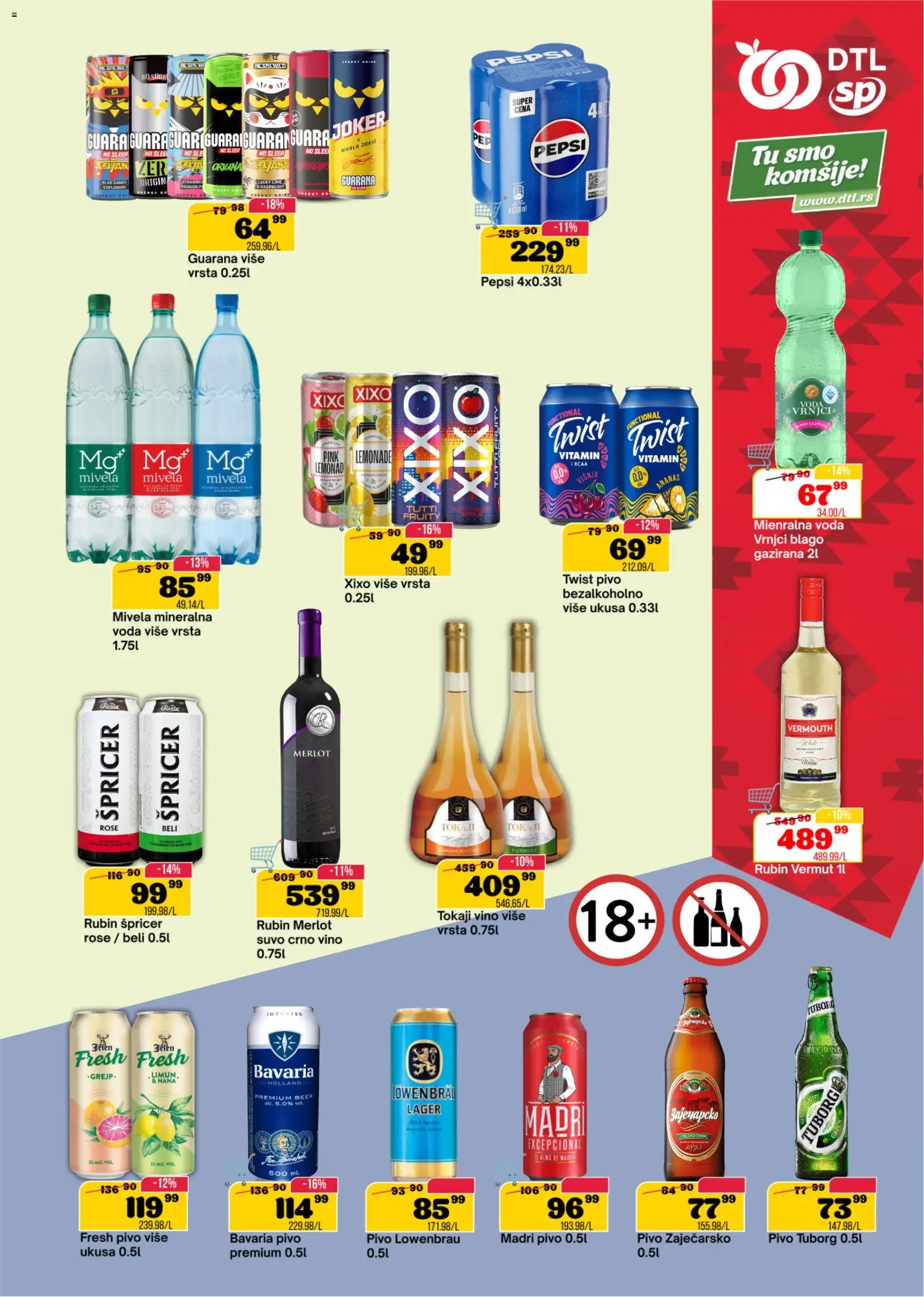 Senta Promet katalog - važi od 26.08.2026 | Strana: 13 | Proizvode: Ananas, Guarana, Candy, Pivo