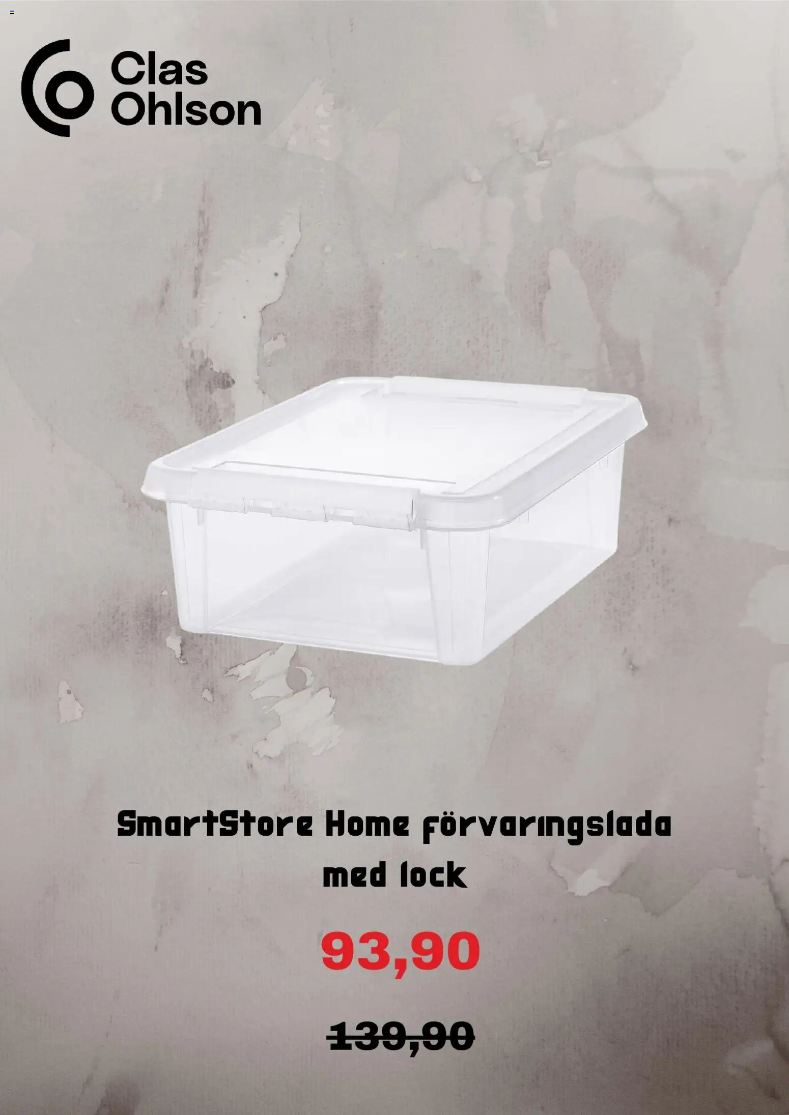 Clas Ohlson reklamblad aktuell från 01/09/2026 | Sida: 6 | Produkter: Lock, Förvaringslåda