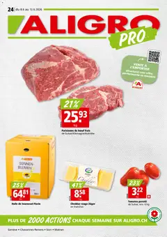 Aligro aktionen Chavannes, Matran, Genève, Sion ab 08.06.2026 gültig