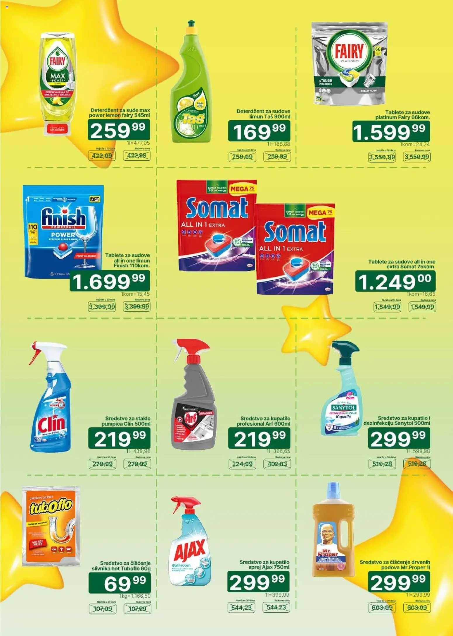 Univerexport katalog - važi od 01.10.2026 | Strana: 14 | Proizvode: Deterdžent, Somat, Finish, Limun