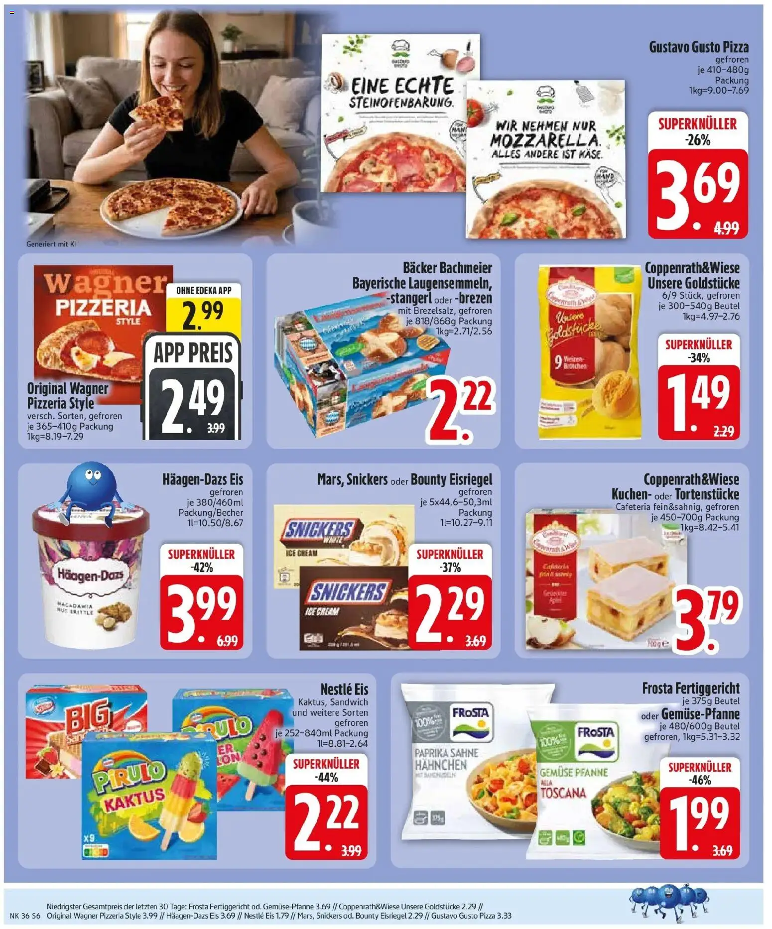 Edeka Prospekt Türkenfeld (ab 31.08.2026) » Angebote Online | Seite: 8 | Produkte: Hahnchen, Snickers, Paprika, Sahne