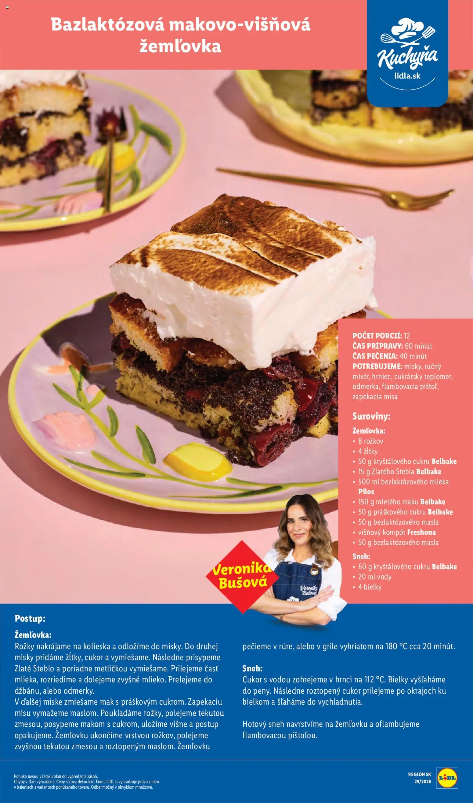 Nové Lidl akcie – leták je platný od 13.07.2026 | Strana: 91 | Produkty: Kuchyňa, Cukor, Višne