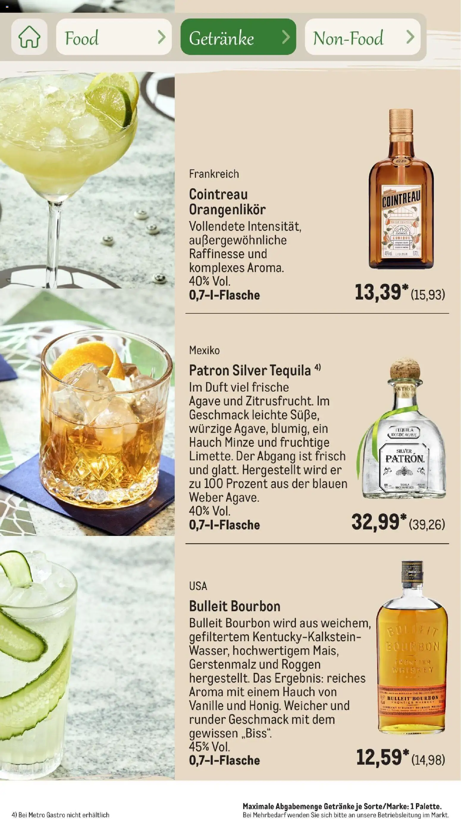 Metro Saisonkatalog Outdoor Dining – gültig ab 01.06.2026 | Seite: 74 | Produkte: Vodka