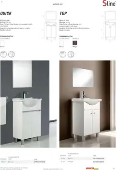 Pré-visualização BricoMarché Catálogo de Inspiração Banho válido de 15/06/2026 | Página: 31 | Produtos: Portas, Lavatório, Espelho