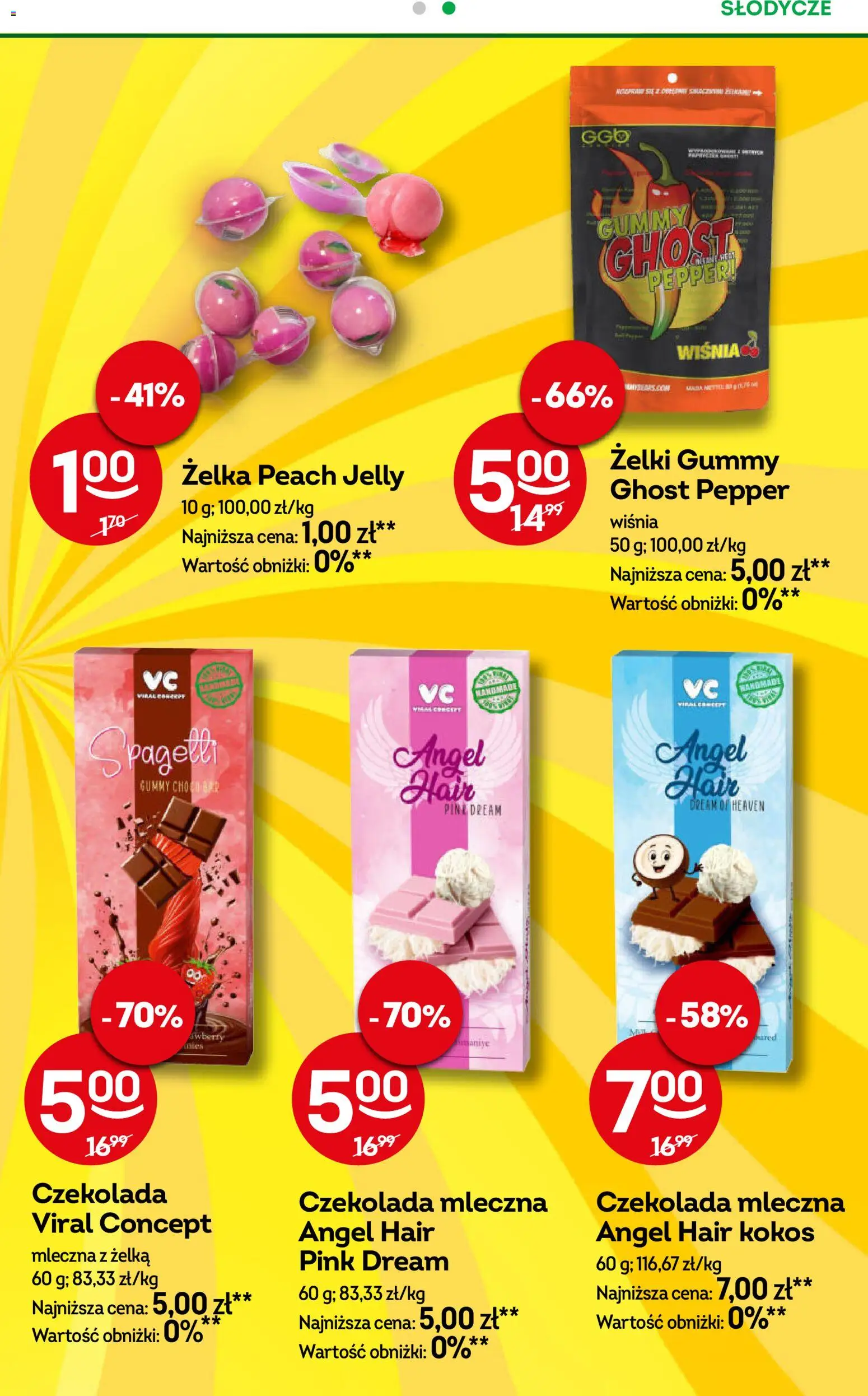 Żabka gazetka od 01.07.2026 | Strona: 79 | Produkty: Słodycze, Czekolada mleczna, Żelki, Czekolada