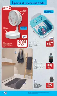 Aldi - Prévisualisation de Aldi catalogue valide à partir de 12.05.2026 | Page: 32 | Produits: Tapis de bain, Coton, Brosse, Douche