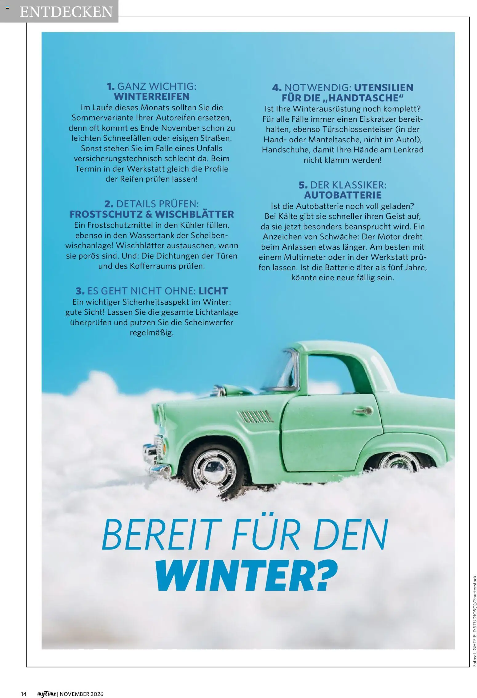 Famila Nordwest myTime – gültig ab 01.11.2026 | Seite: 14 | Produkte: Batterie