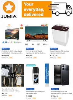 Offer preview "Jumia Catalogue" | Page: 5 | Products: Tv, Deodorant, Antiperspirant, Satellite