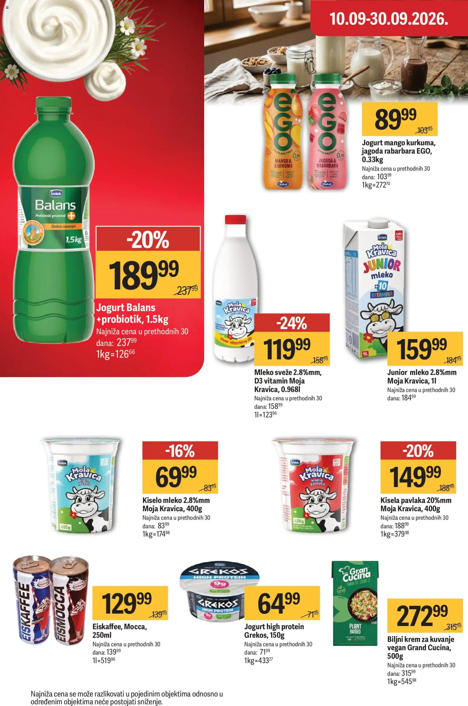 Maxi katalog - važi od 10.09.2026 | Strana: 29 | Proizvode: Protein, Kiselo mleko, Jogurt, Krem