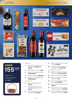 Vista previa Makro Lotes y Cestas Navidad Centro válido desde el 03/09/2026 | Página: 28 | Productos: Aceitunas, Vino tinto, Aceite, Vino