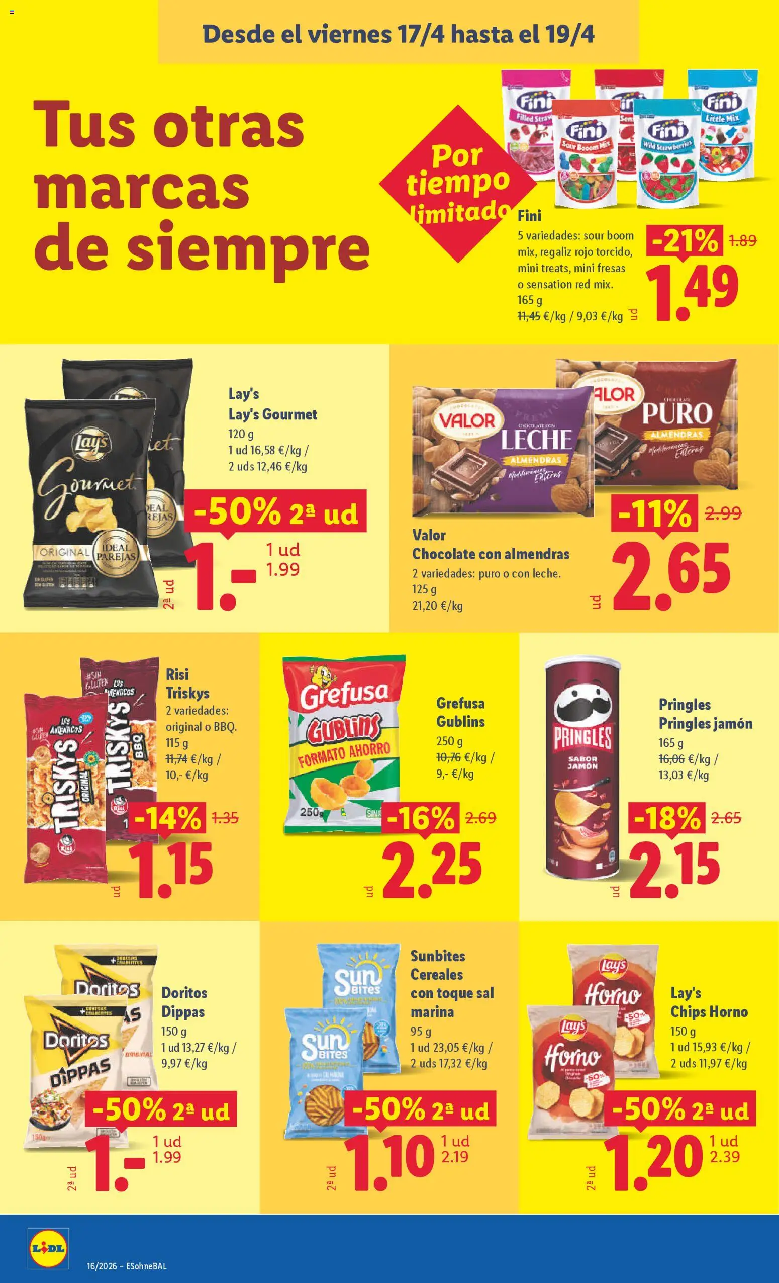 Lidl folleto │ válido desde el 13.04.2026 | Página: 36 | Productos: Leche, Jamón, Cereales, Horno