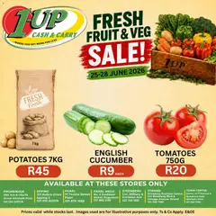 1UP Cash & Carry specials catalogue – valid from 25/06/2026