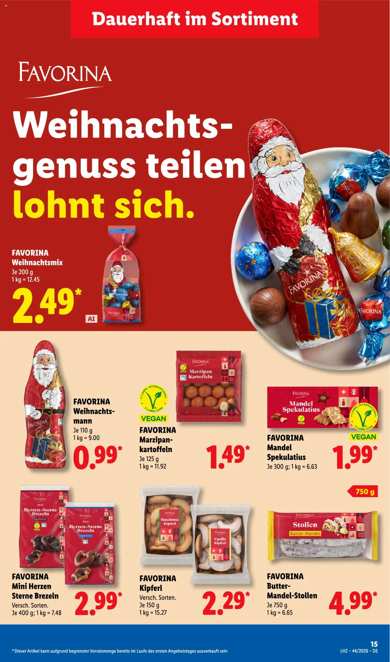 Lidl Německo leták od 26.10.2026 | Strana: 29 | Produkty: Vegan, Spekulatius