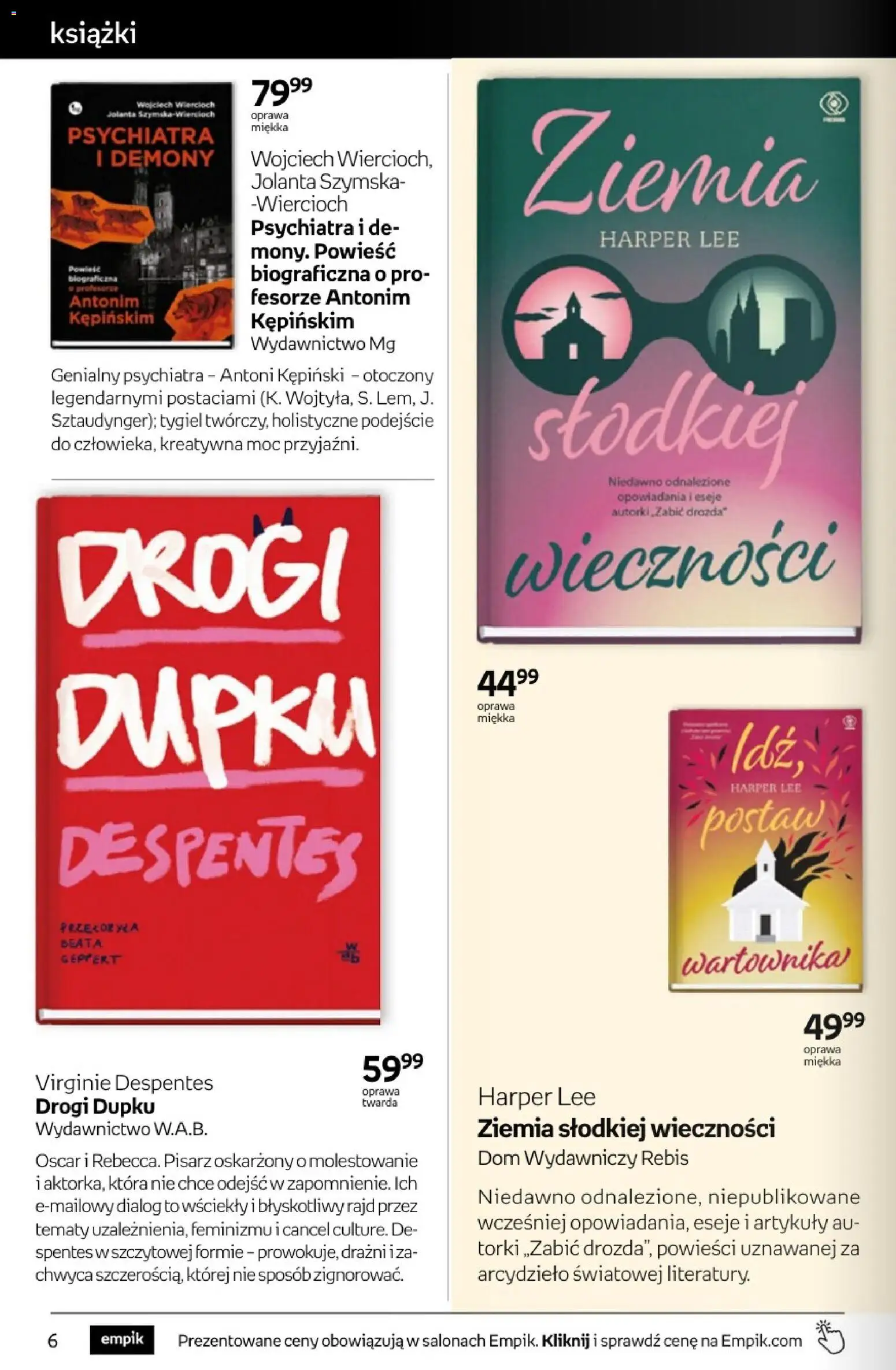 Empik promocje - Tom kultury Książki od 09.09.2026 | Strona: 6 | Produkty: Ziemia, Książki