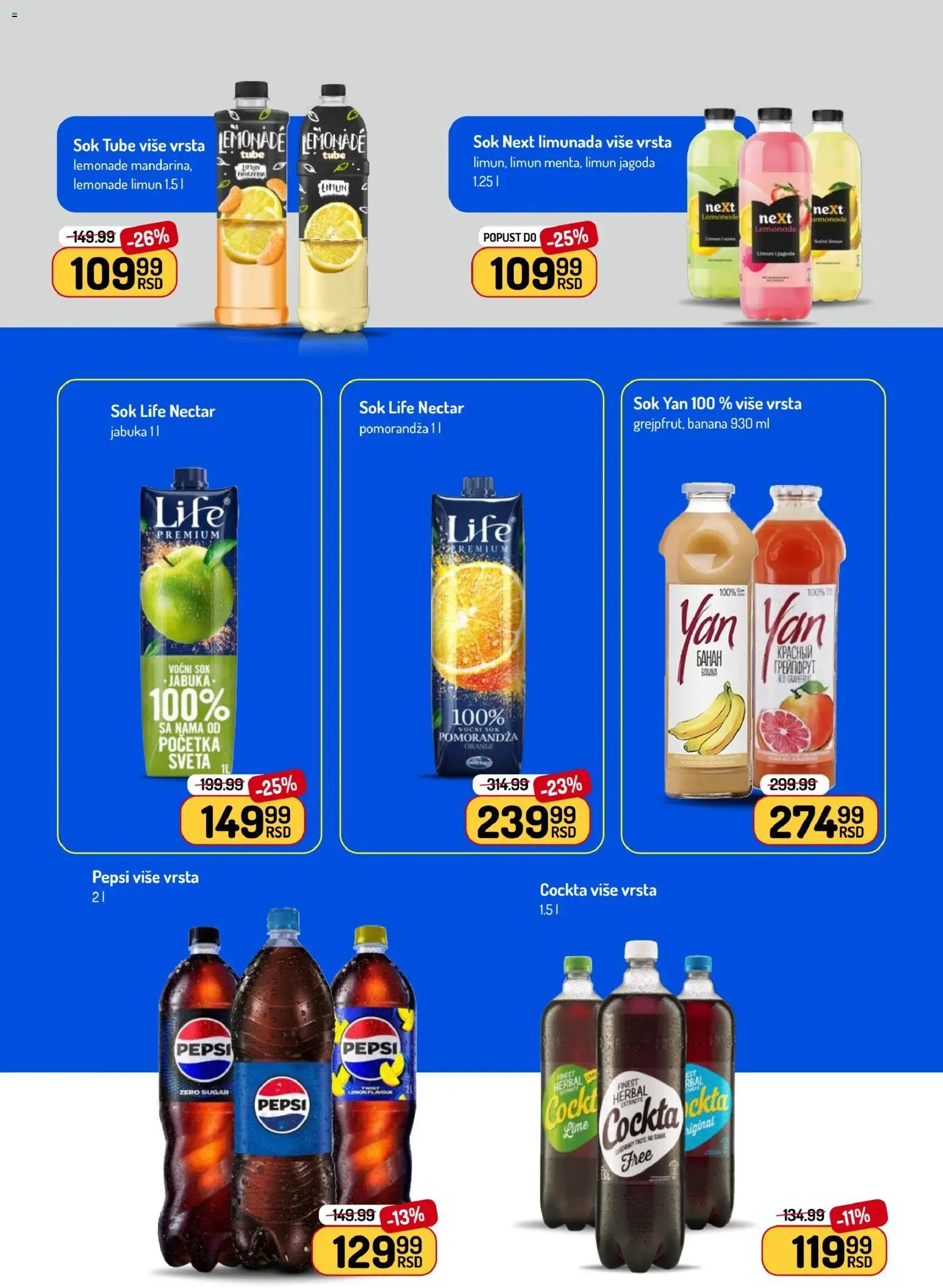 Aman katalog - važi od 20.07.2026 | Strana: 28 | Proizvode: Banana, Jagoda, Sok, Limun