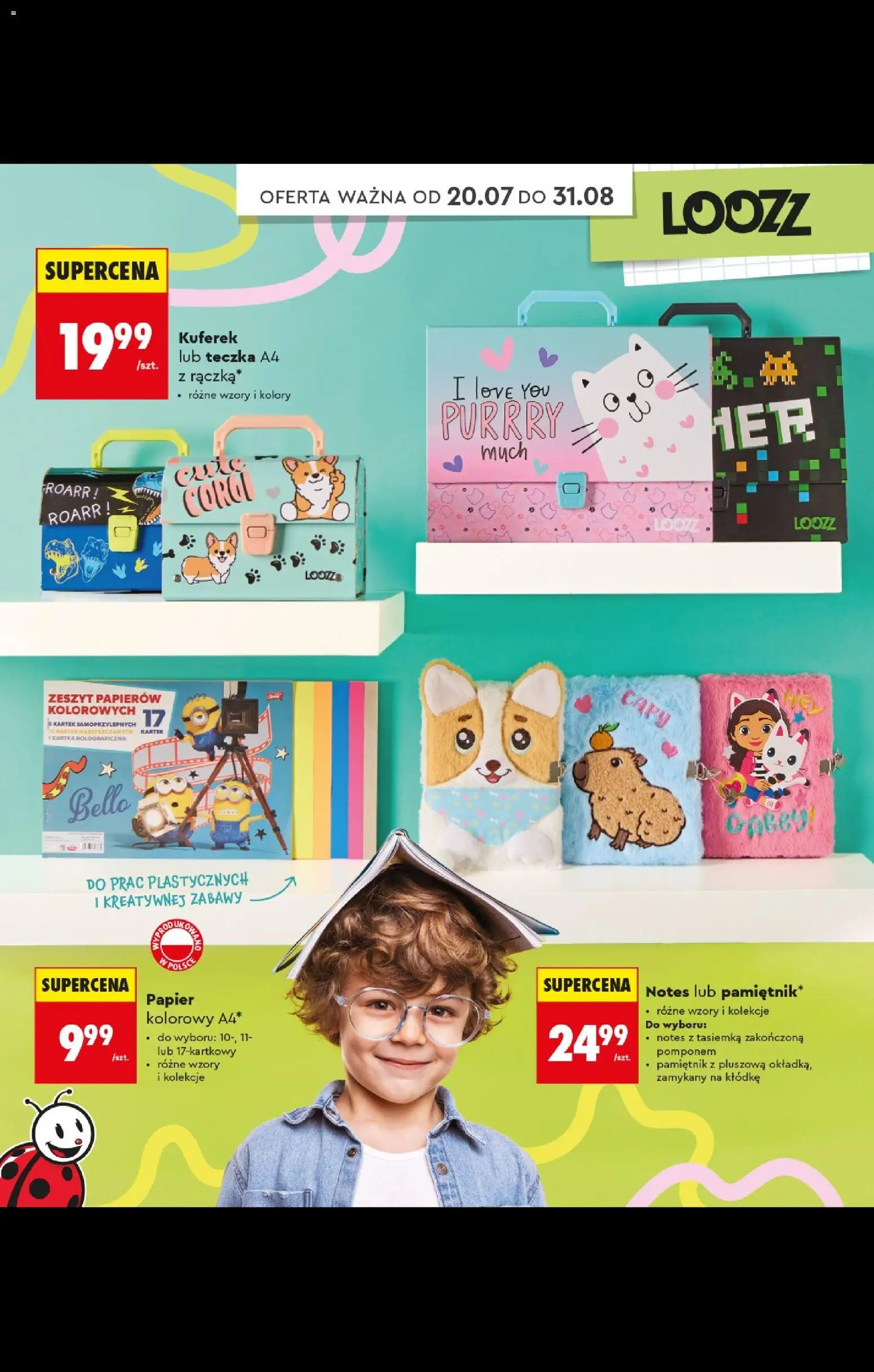 Biedronka gazetka - Do mojej szkoły idę od 20.07.2026 | Strona: 36 | Produkty: Notebook, Zeszyt