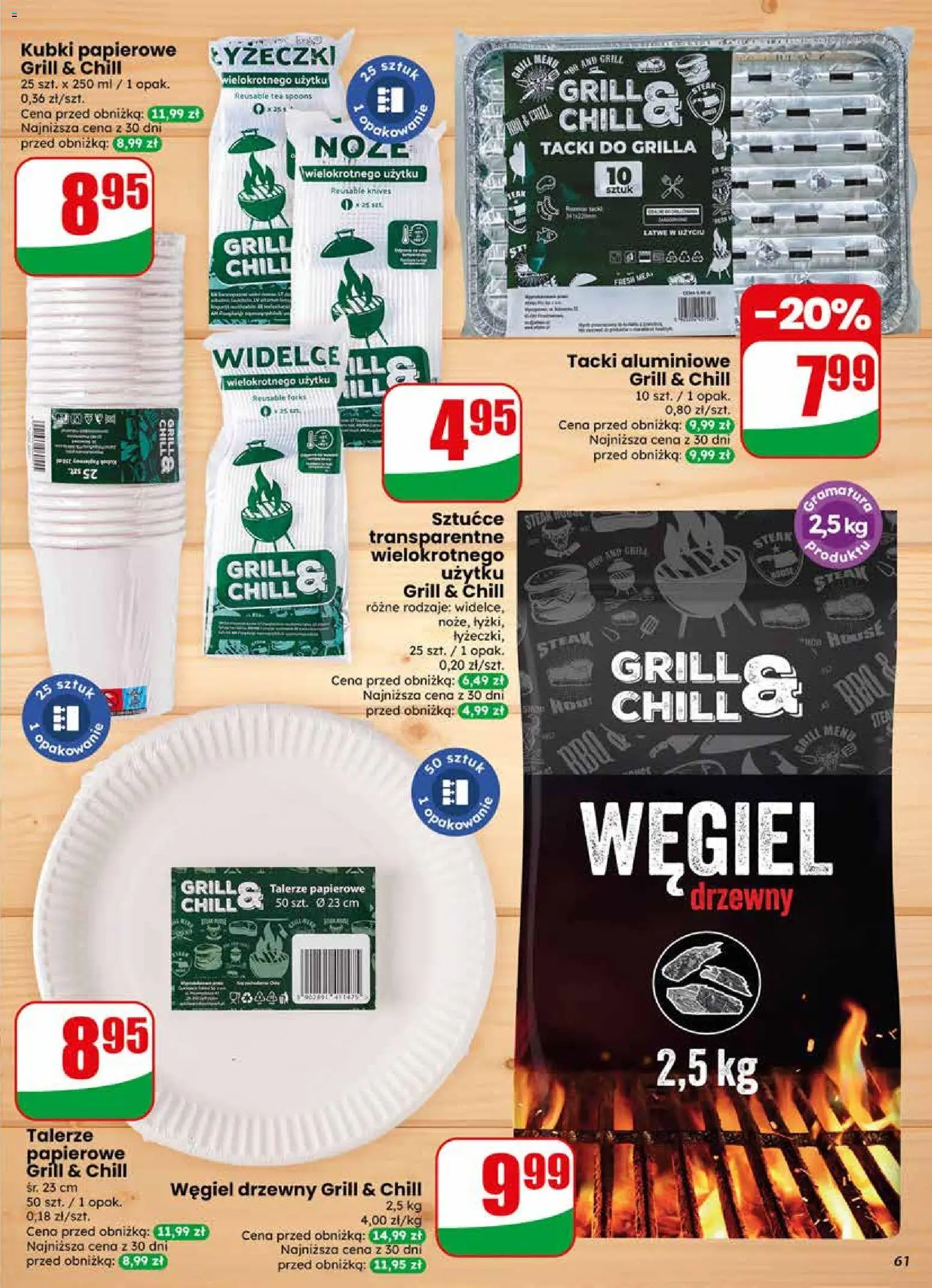 Dino gazetka od 13.05.2026 | Strona: 61 | Produkty: Grill, Talerze, Sztućce