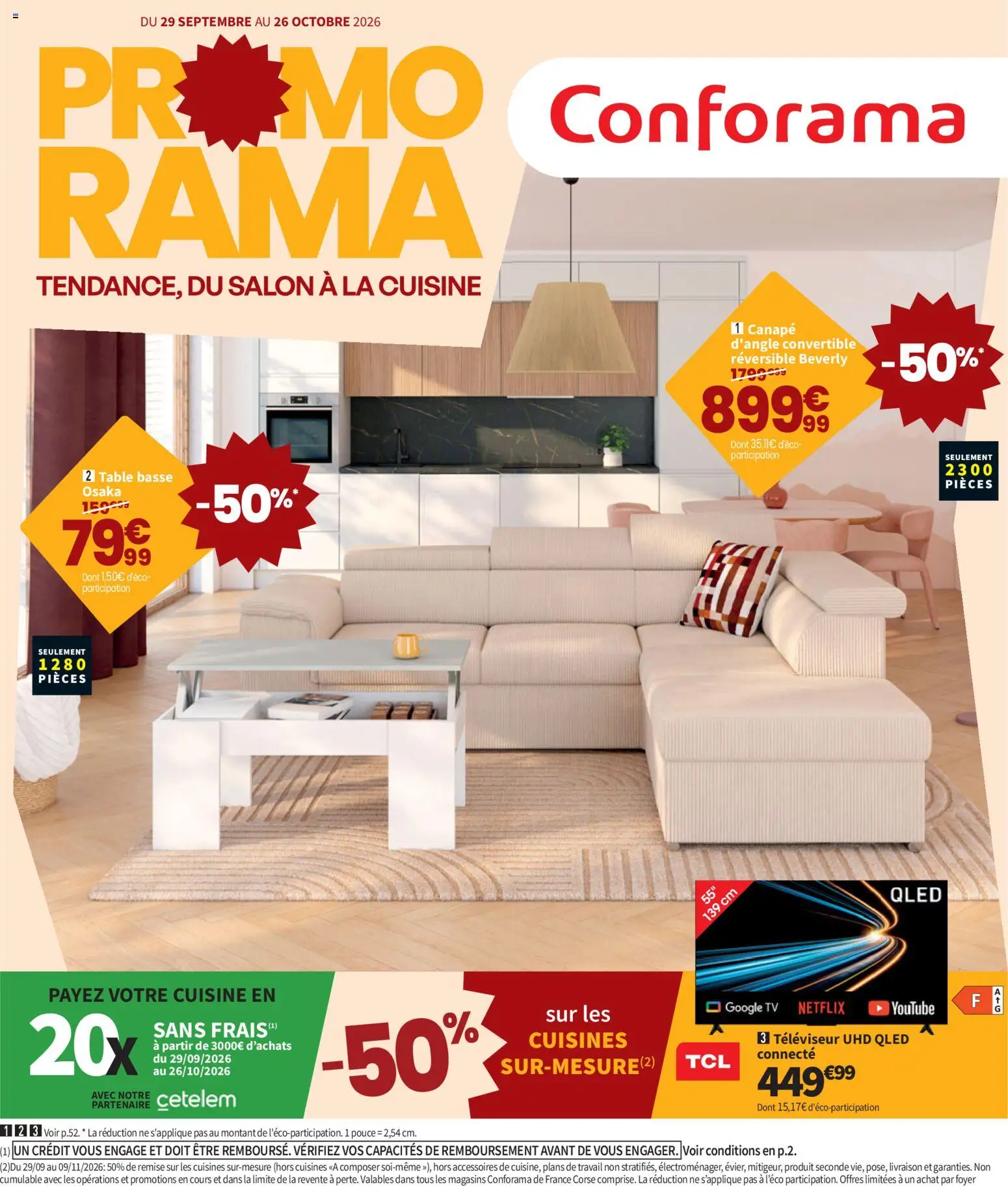 {H1} | Page: 1 | Produits: Televiseur, Table basse, Table, Canapé d’angle