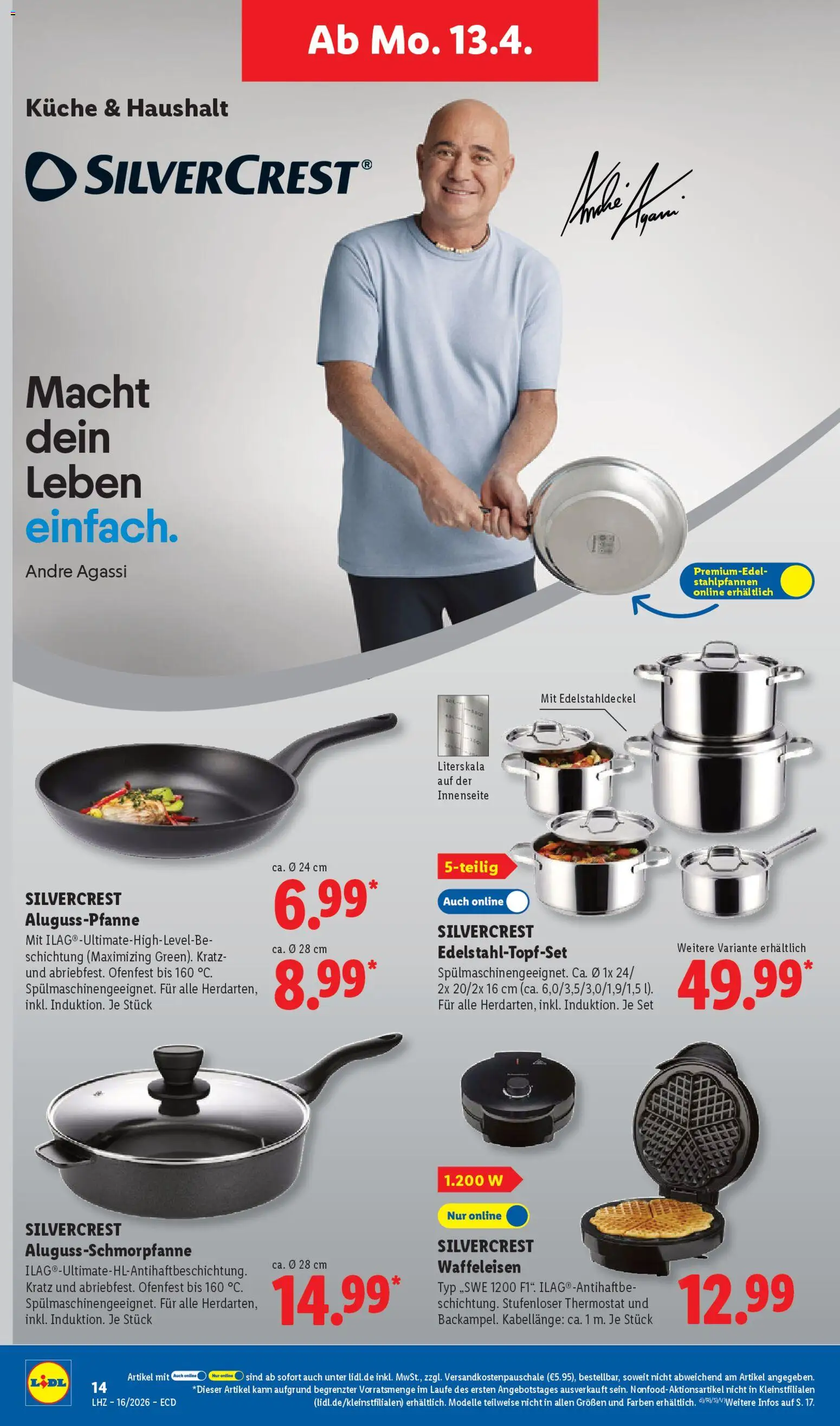 Lidl Prospekt – gültig ab 13.04.2026 | Seite: 30 | Produkte: Bad, Ladegerät, Telefon