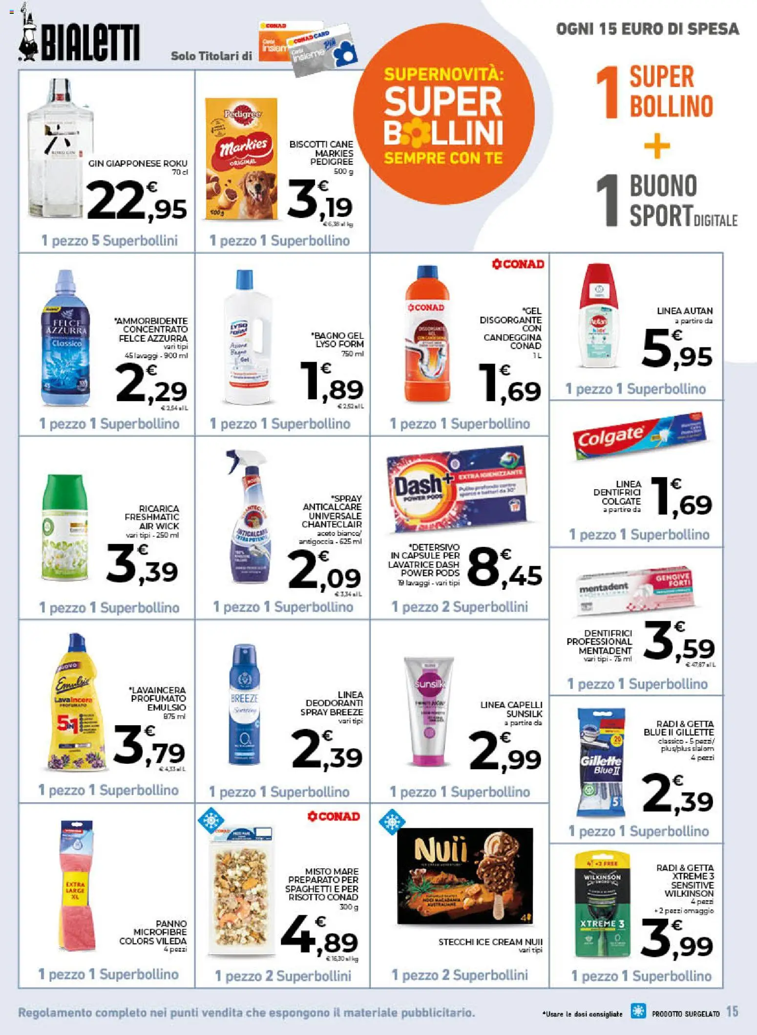 Volantino Conad del 01/07/2026 | Pagina: 15