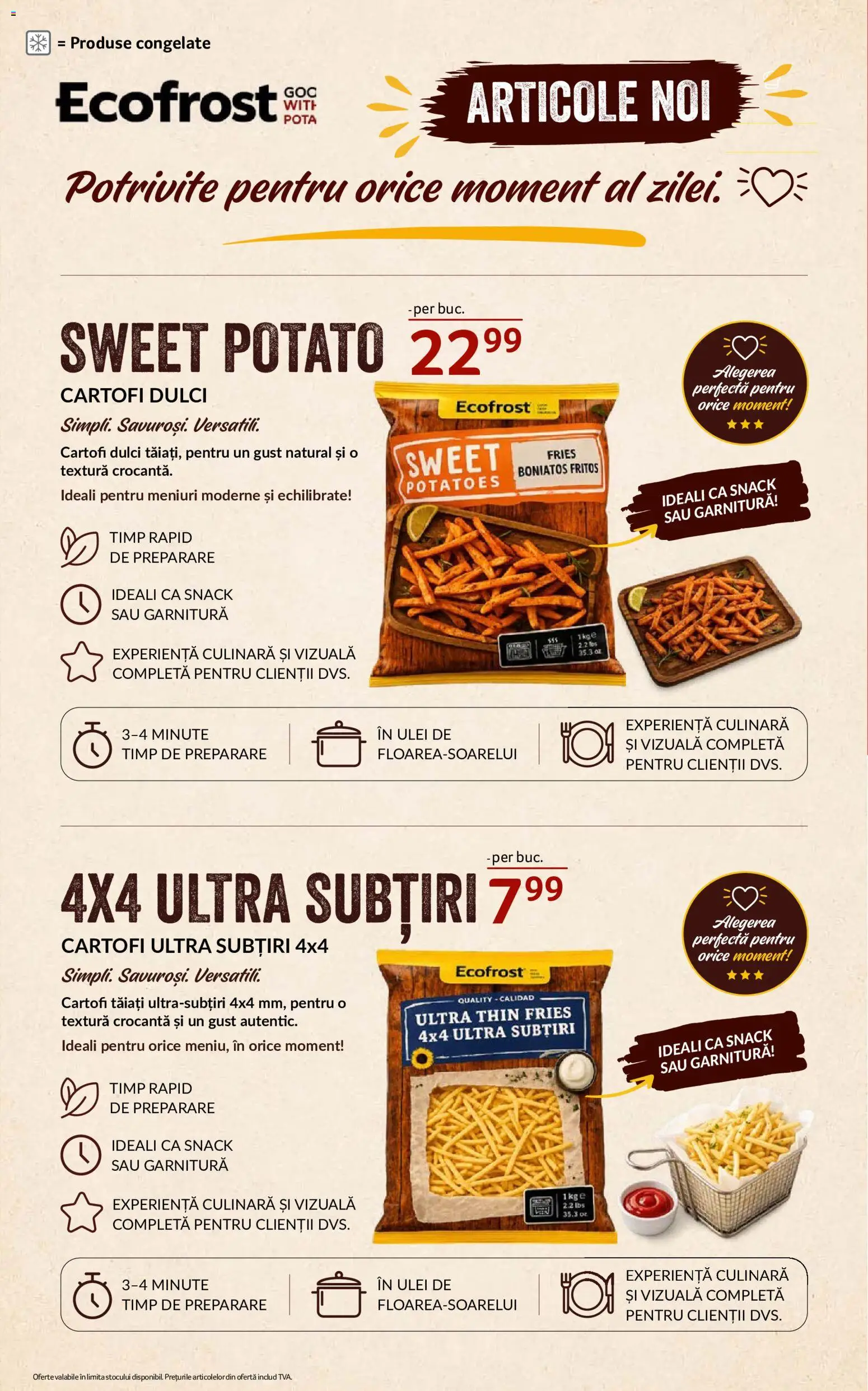 Noul catalog Selgros – valabil de la 04.09.2026 | Pagină: 9 | Produse: Cartofi dulci, Ulei, Cartofi
