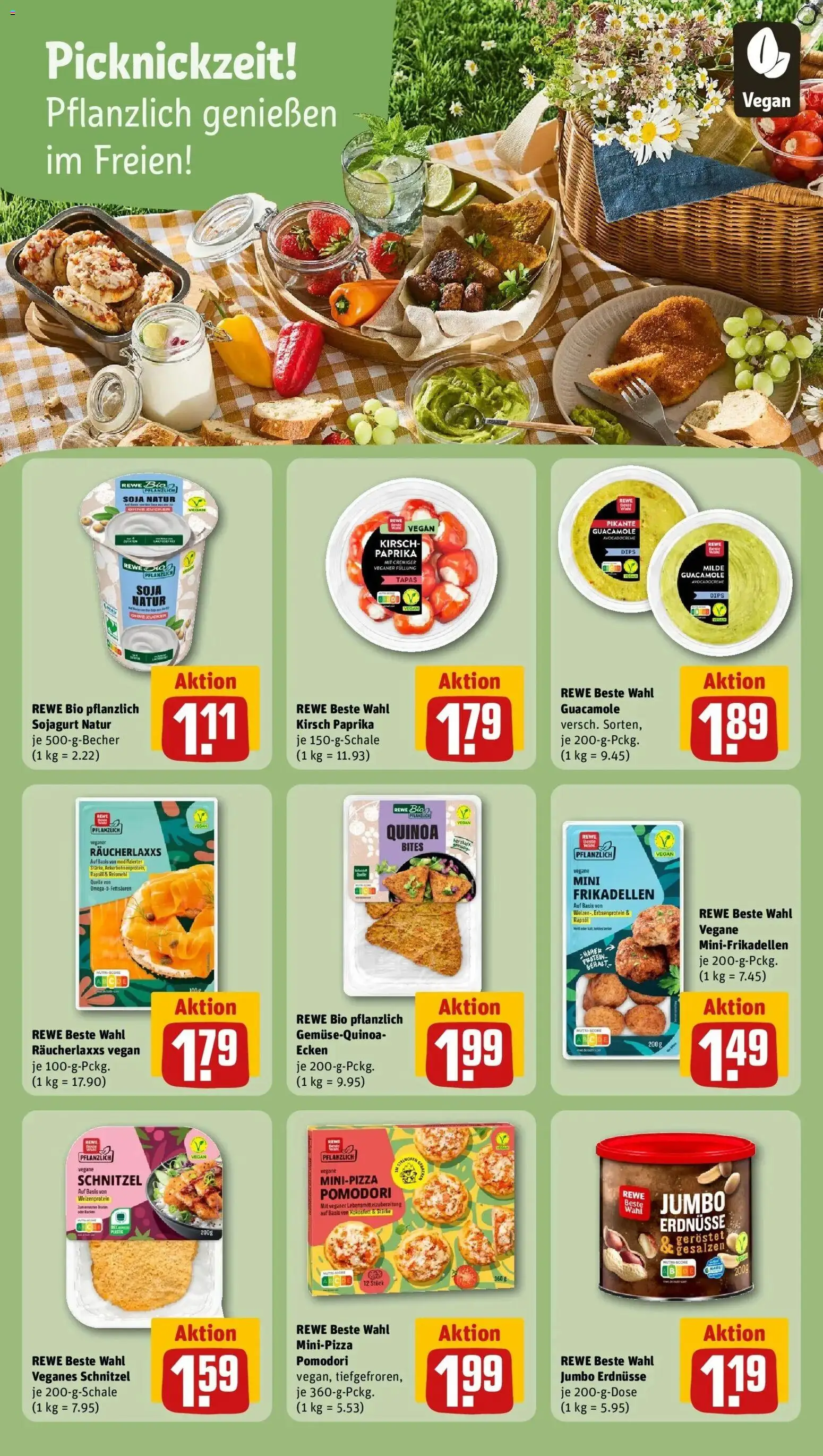 Rewe Prospekt Berlin / Friedrichshain – gültig ab 05.07.2026 | Seite: 15 | Produkte: Erdnüsse, Rapsöl, Schnitzel, Paprika