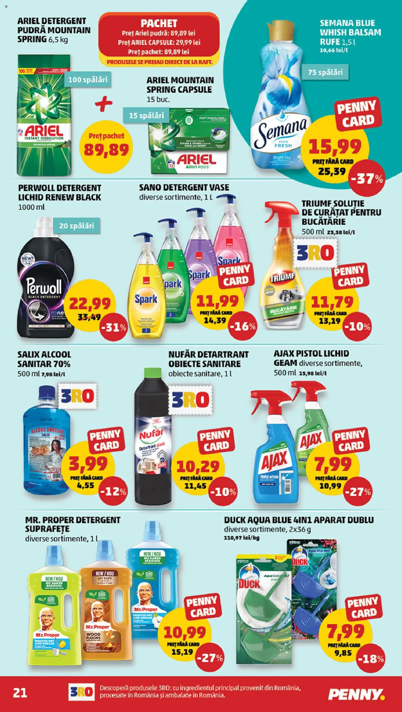 Noul catalog PENNY – valabil de la 20.05.2026 | Pagină: 21 | Produse: Bucătărie, Balsam, Detergent, Balsam de rufe