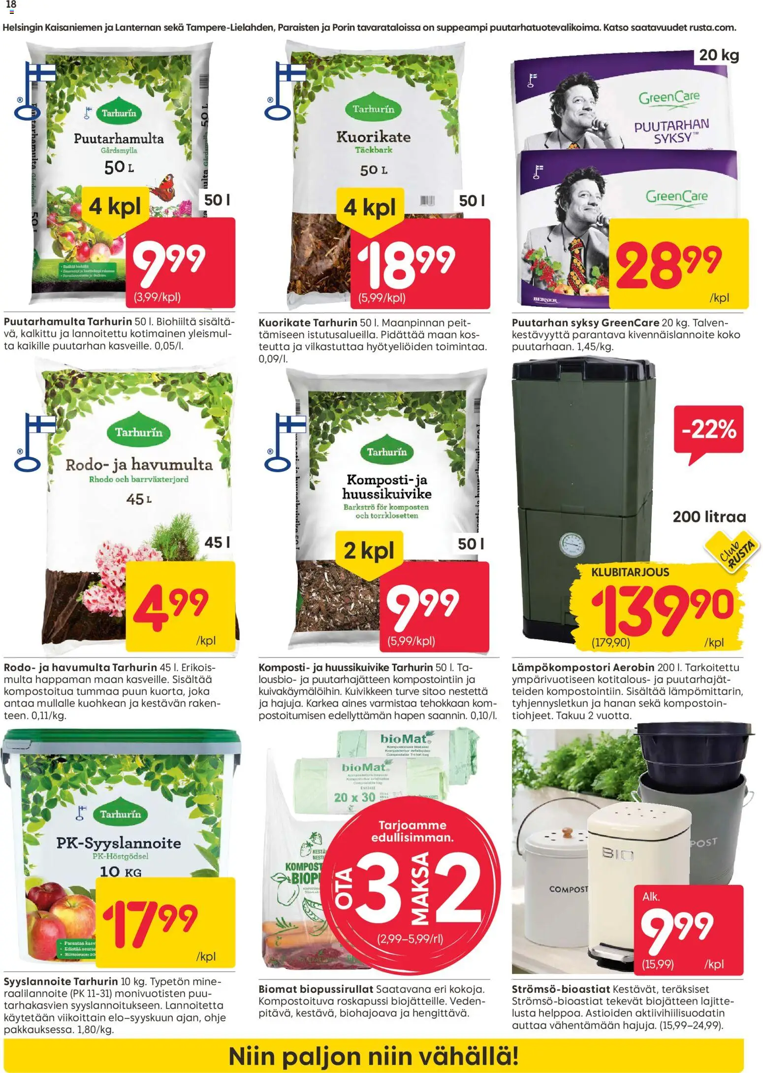 Rusta tarjoukset – voimassa 14/09/2026 alkaen | Sivu: 18