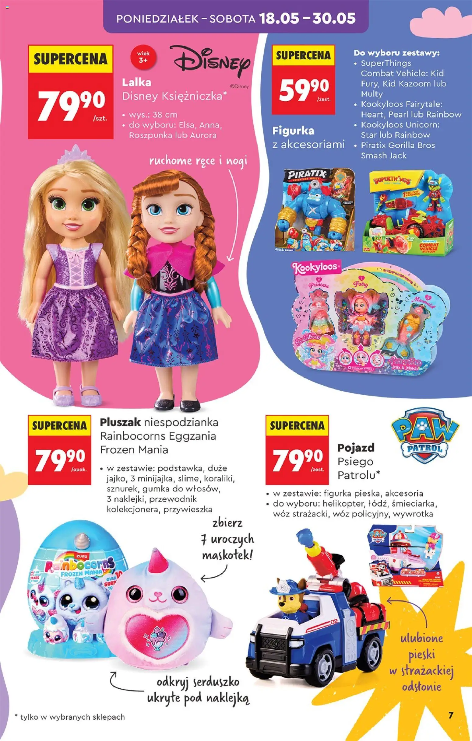 Biedronka gazetka - Hity i inspiracje od 16.05.2026 | Strona: 7 | Produkty: Lalka, Fairy