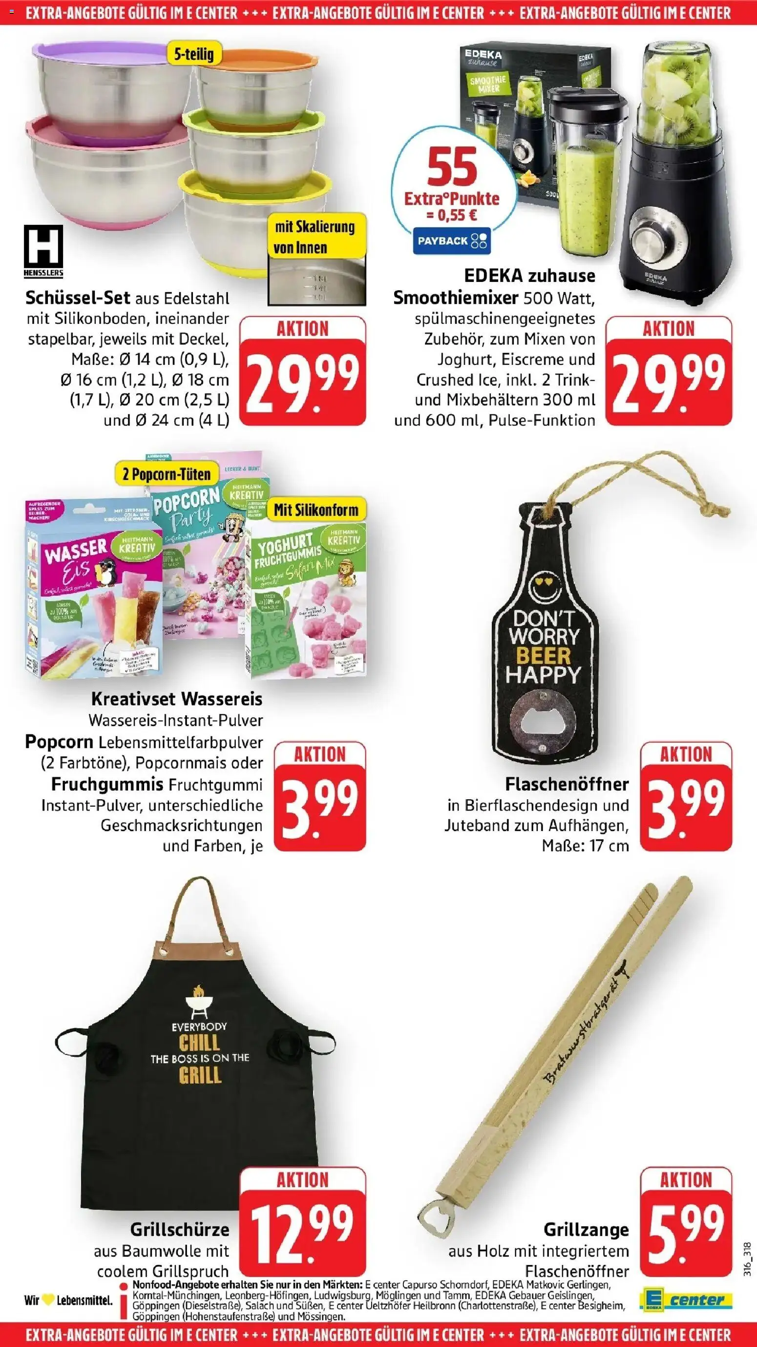 Edeka prospekt Heilbronn	 – gültig ab 27.04.2026 | Seite: 62 | Produkte: Grill, Mixer, Wasser, Zitronen