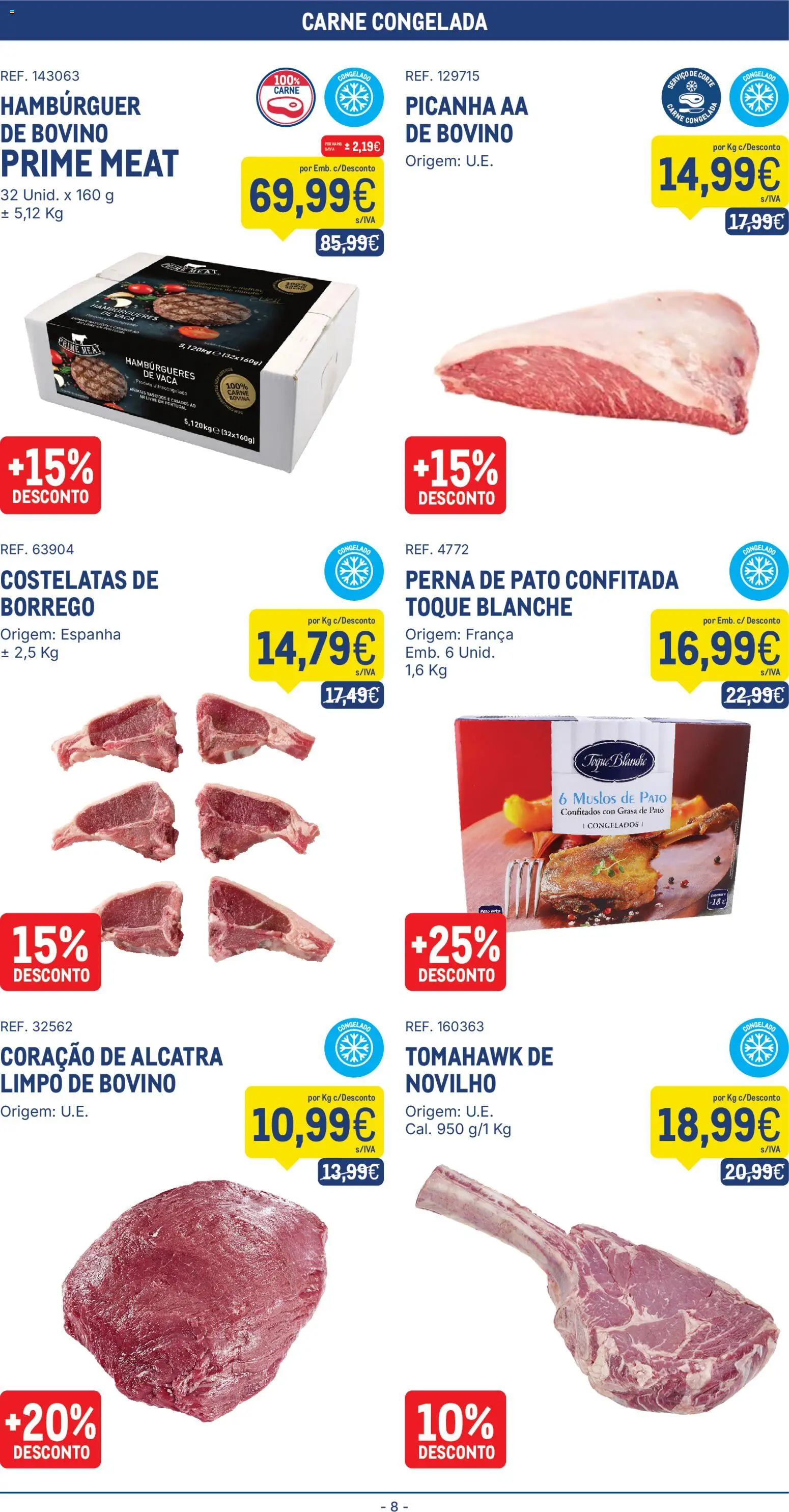 Makro folheto │ válido de 09.06.2026 | Página: 8 | Produtos: Hambúrguer, Carne