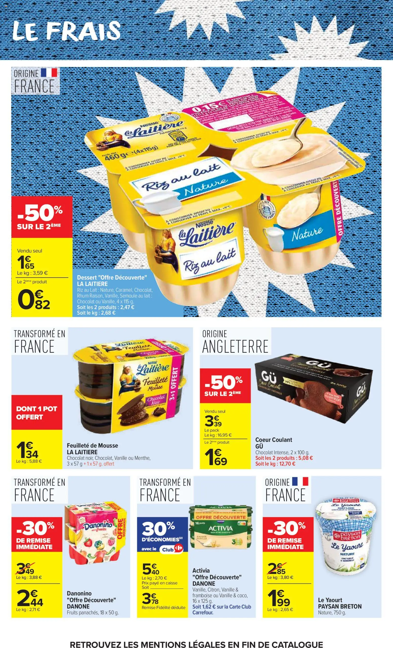 {H1} | Page: 28 | Produits: Framboise, Mousse, Rhum, Yaourt