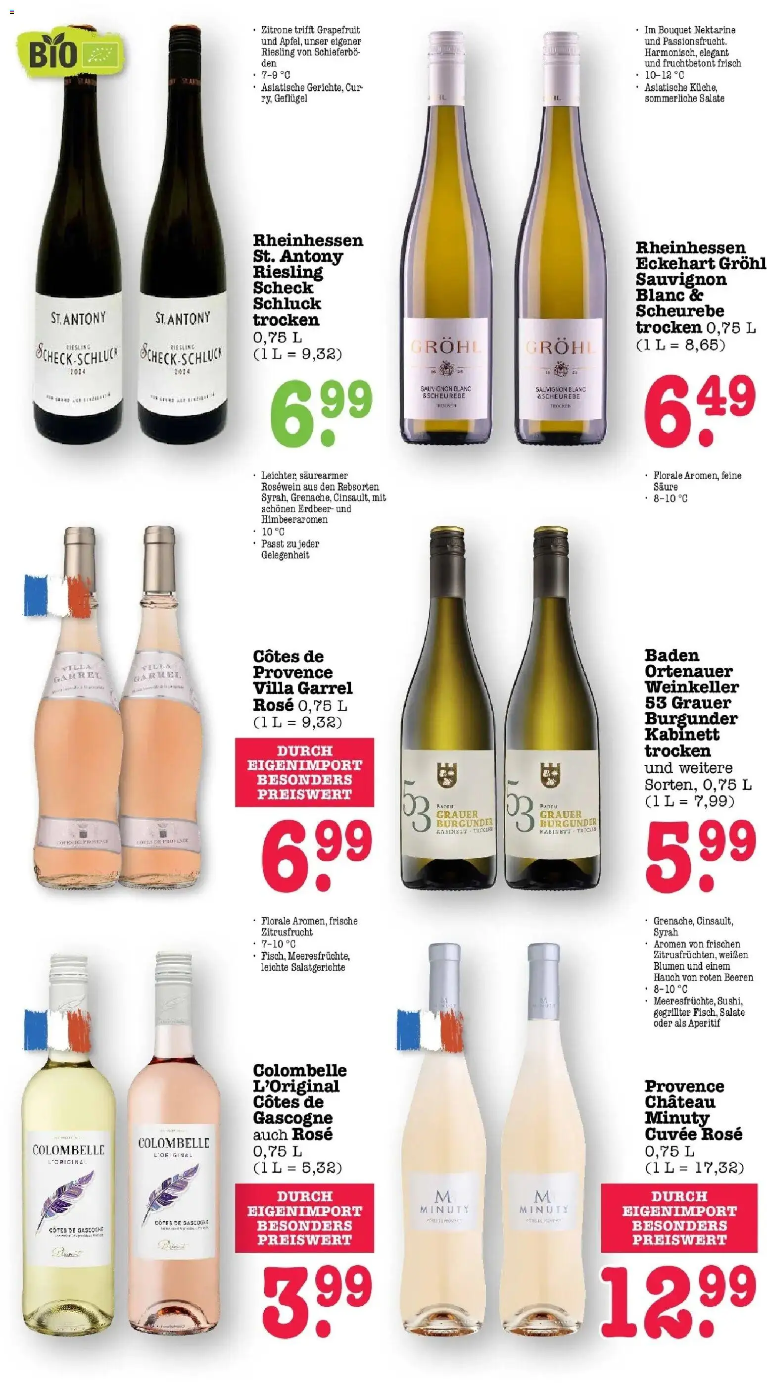 Edeka Prospekt Mainz-Weisenau – gültig ab 24.08.2026 | Seite: 49 | Produkte: Rosewein, Blumen, Grapefruit, Nektarine