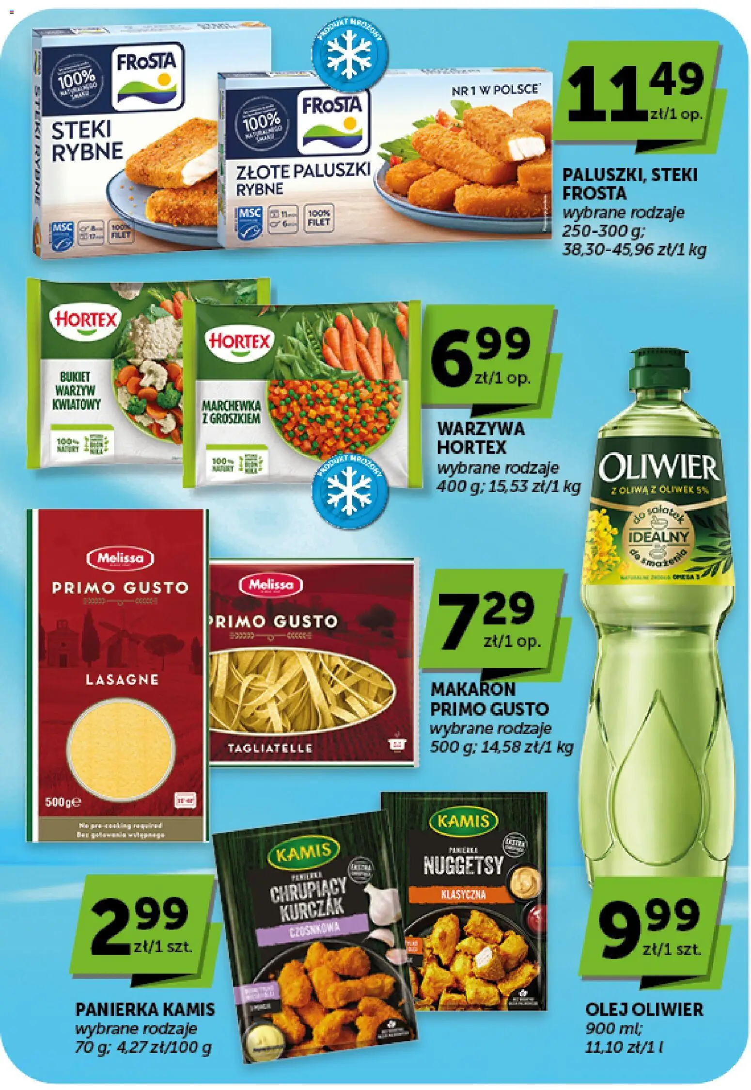 Groszek gazetka - Minimarket od 20.08.2026 | Strona: 12 | Produkty: Steki, Olej, Makaron, Marchewka z groszkiem